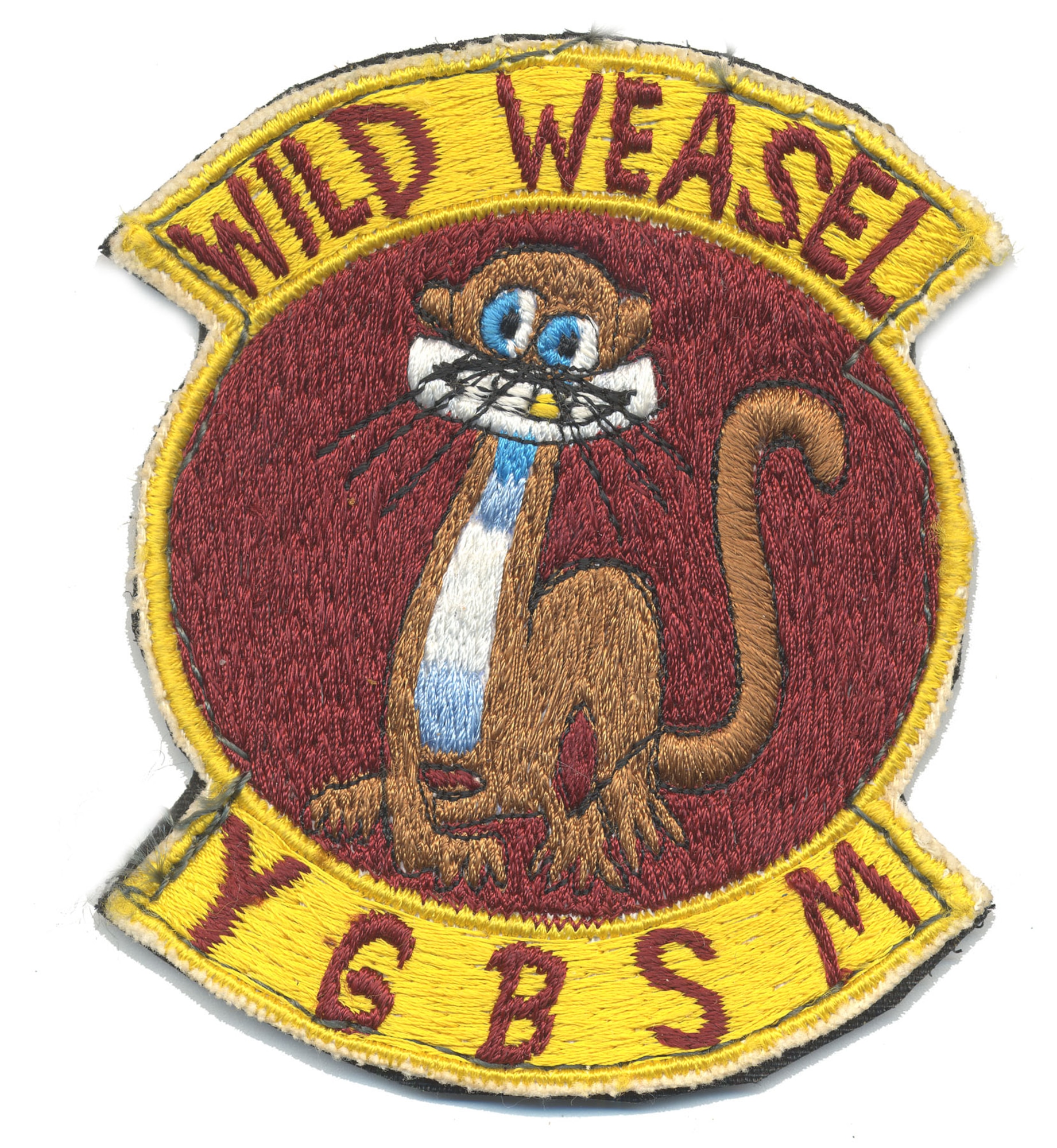 A weasel, nicknamed Willie, figures prominently in many official and unofficial Wild Weasel patches and logos. (U.S. Air Force)