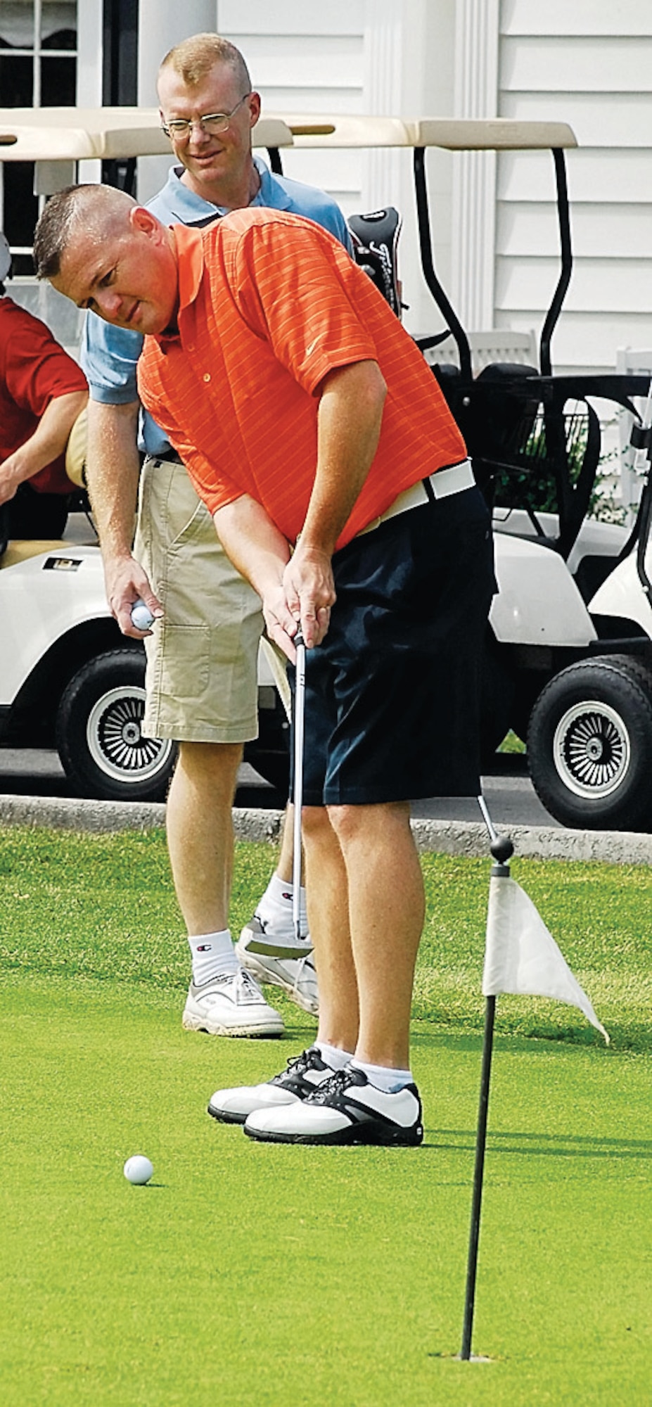 More than 22 teams comprised of Pope AFB Airmen and local civic leaders participated in an Air Force Golf Appreciation Day at Chicora Country Club in Eriwin County May 28. 
