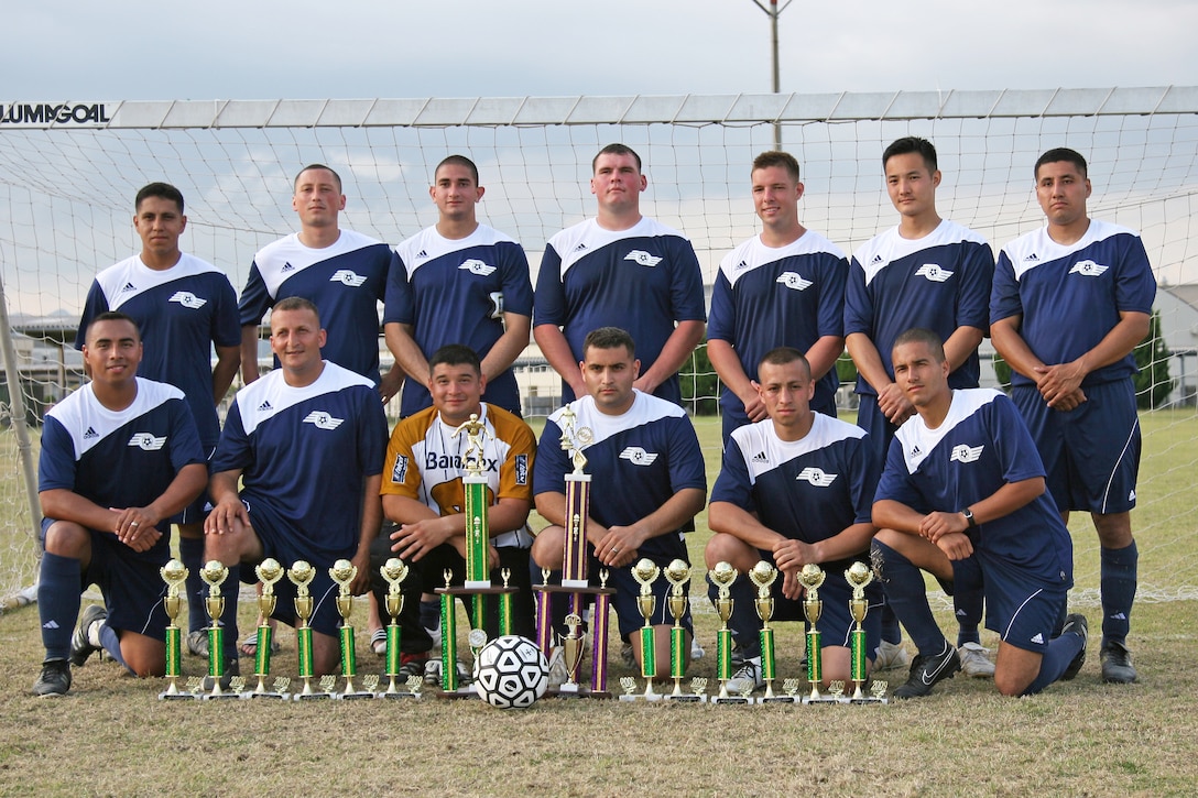 Front (from left to right): Johei Cedillo, Taylan Batuman, C. Orozco, Rafael Dominguez-Garcia, Kemal Sahinyilmaz, Ricky Maldonado. Back (from left to right): Jose Canseco, Carlos Santana, Hector Delgadomelara, A. Sanchez, Cody Sherman, Kei Etter, Augusto Ramirez. The Gunners (pictured above) won first place over the Tigers, 8-2, at the 2009 Intramural 6-man Soccer Tournament held at the Penny Lake fields here::r::::n::Saturday. The Gunners started practicing three days a week one month prior to the tournament. “The Tigers have beaten us in the last two years in the two tournaments, the preseason and regular season, so mymentality was for the team to have no mercy and go out there and just get the job done,” said Rafael Dominguez-Garcia, Gunners center left midfielder.