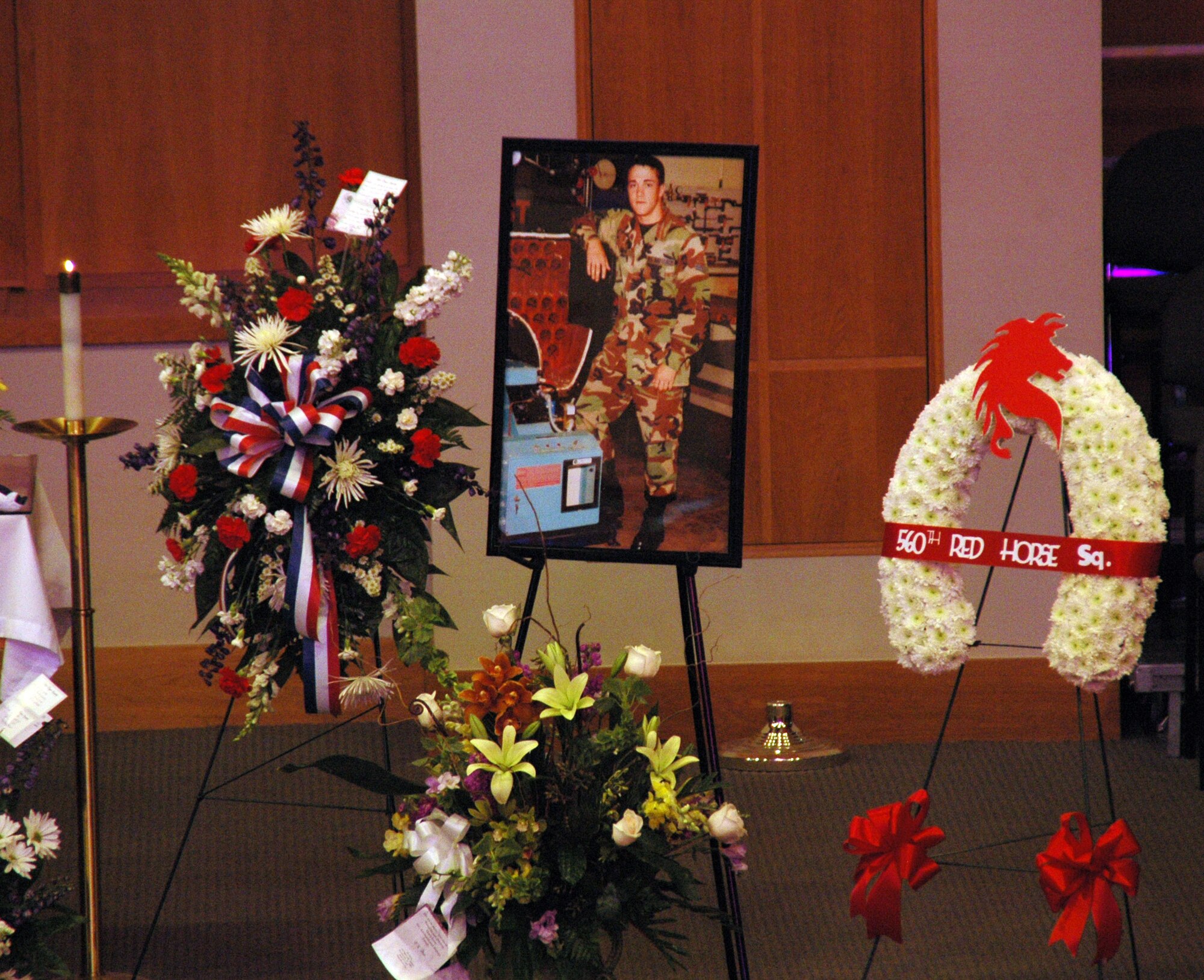 Senior Airman Alex J. Smith, a reservist assigned to the 560th RHS passed away on 1 June, 2009 in a tragic car accident.  (U.S. Air Force photo/Capt. Wayne Capps)