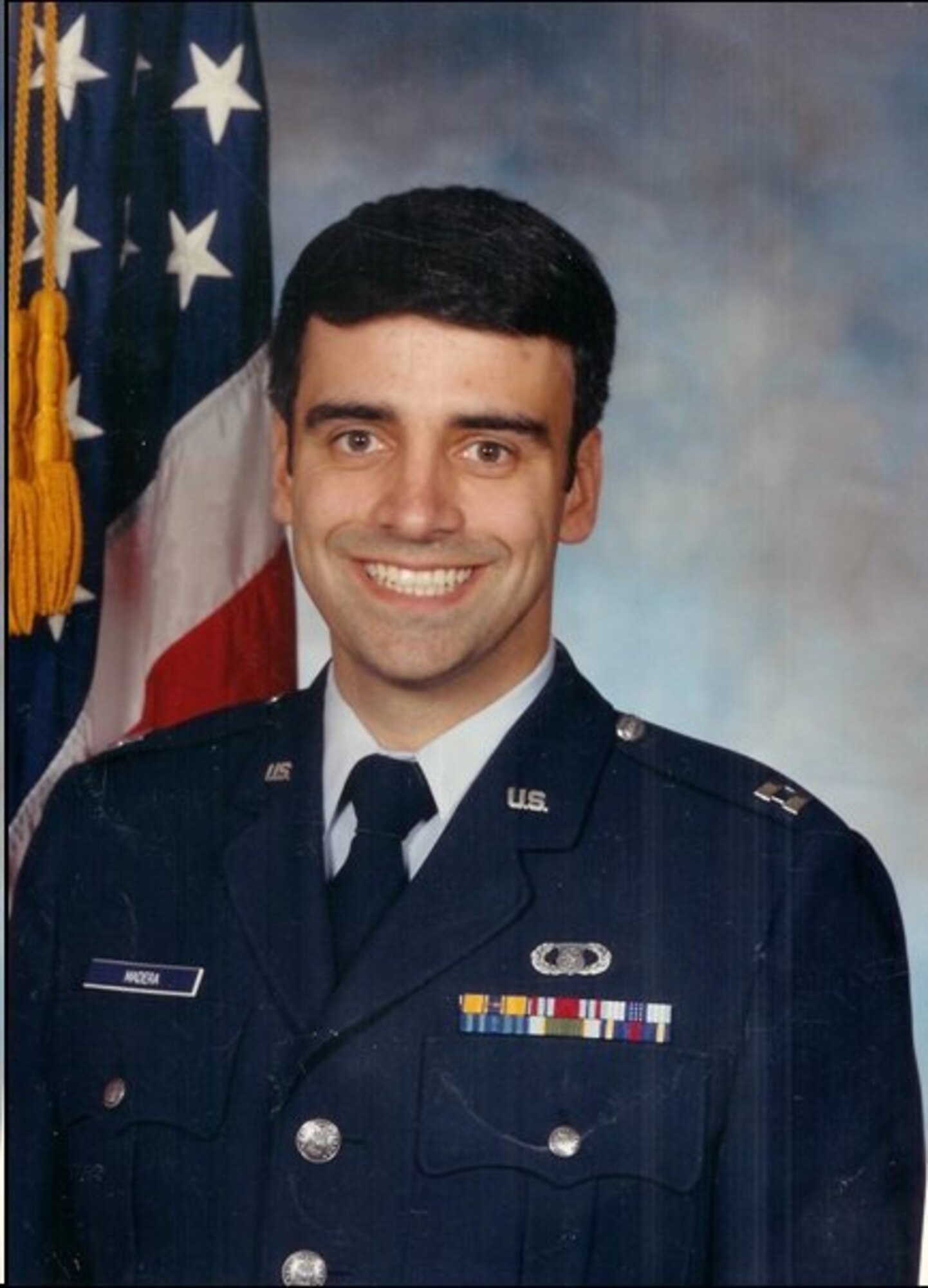 Then Capt. Norbert Madera, circa 1985, poses for his official
United States Air Force photo.
