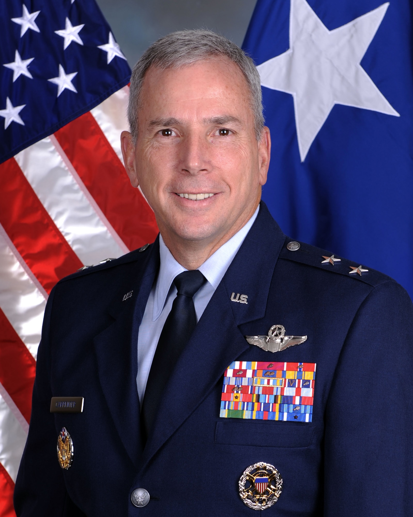 Maj. Gen. Floyd L. Carpenter, 8th Air Force Commander.