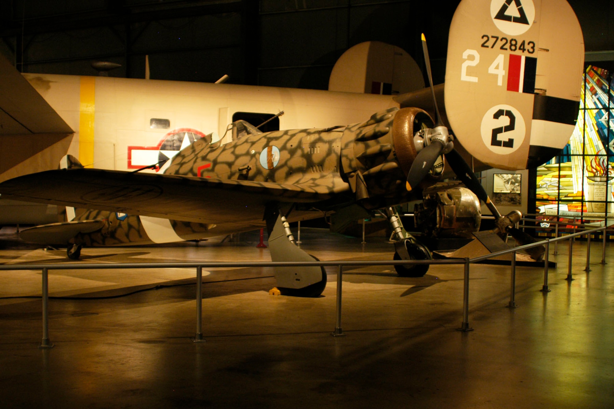 DAYTON, Ohio -- Macchi MC.200 Saetta in the World War II Gallery at the National Museum of the United States Air Force. (U.S. Air Force photo)