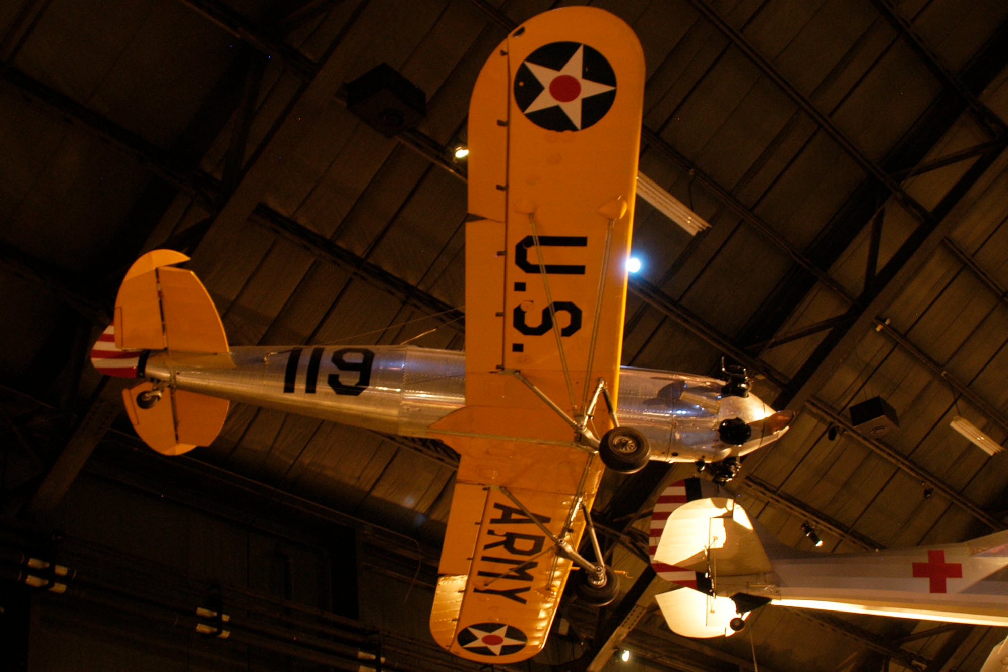 DAYTON, Ohio -- Ryan PT-22 Recruit in the World War II Gallery at the National Museum of the United States Air Force. (U.S. Air Force photo)