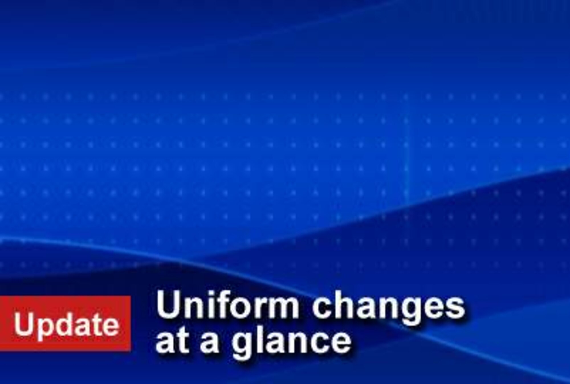 Updates to the recent Virtual Uniform Board results have been released.  (U.S. Air Force graphic)