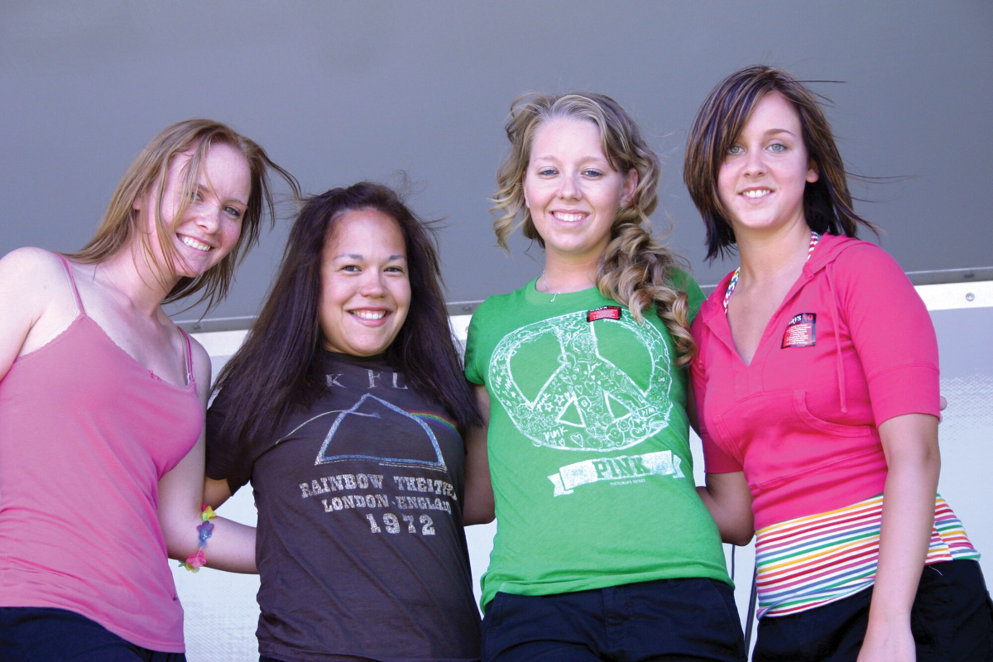 “The Dental Divas” — Staff Sgt. April Draper and Airmen 1st Class Krystal Lindsey, Tara Lowderman and Ashley Brindley from the 72nd Medical Group — placed first in Summer Bash’s Lip Sync Contest. The group “sang” a variety of beach-themed songs to win a  $500 prize.