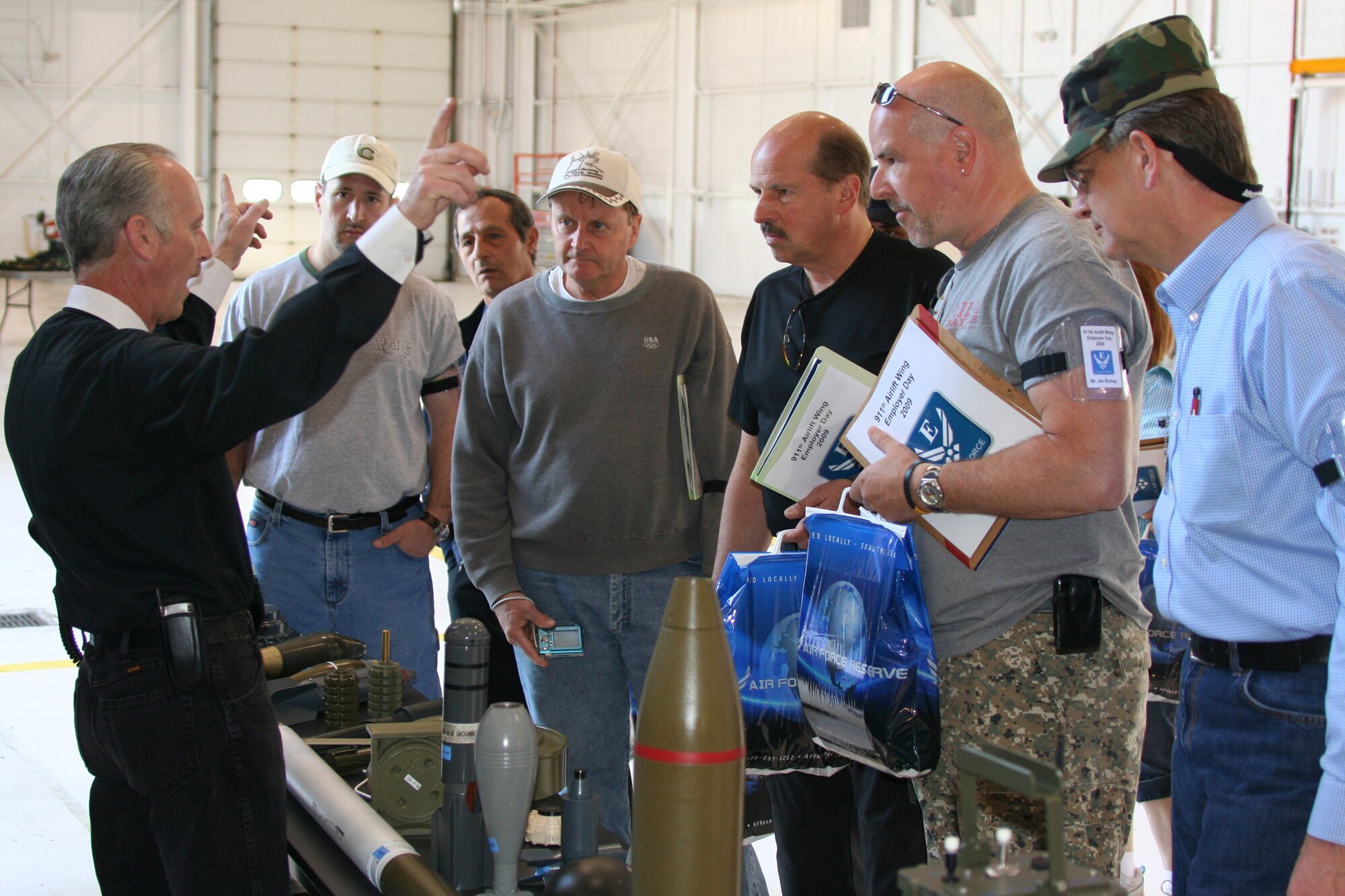 Local employer’s of 911th Airlift Wing Reservists visit the base June 6, 2009, for Employer’s Day 2009.  The event was tailored to give the employers a better understanding of the 911th mission and their employee’s role in completing the mission.
