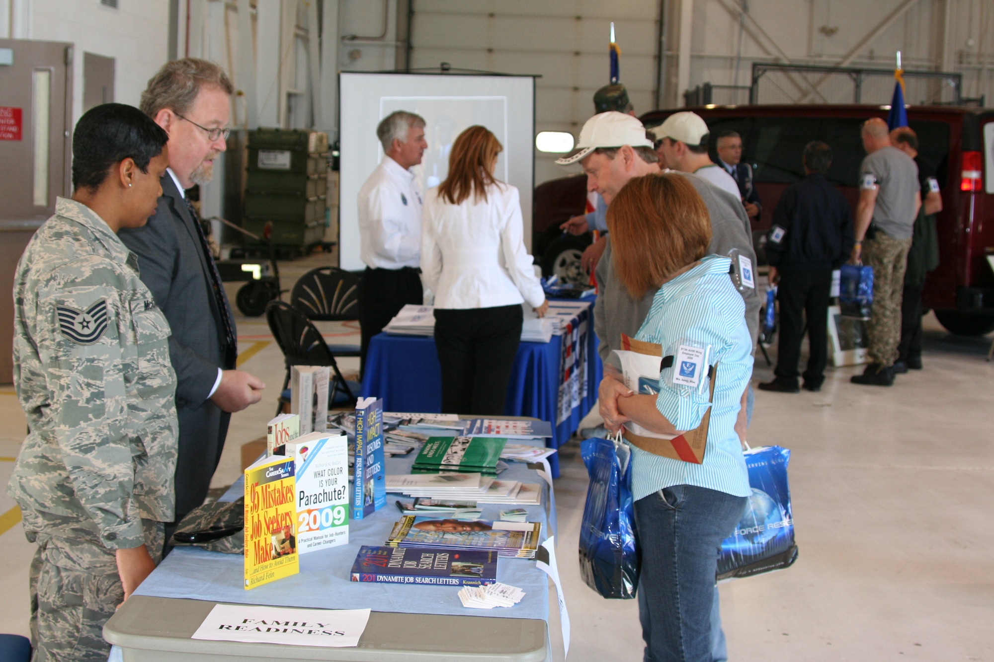 Local employer’s of 911th Airlift Wing Reservists visit the base June 6, 2009, for Employer’s Day 2009.  The event was tailored to give the employers a better understanding of the 911th mission and their employee’s role in completing the mission.