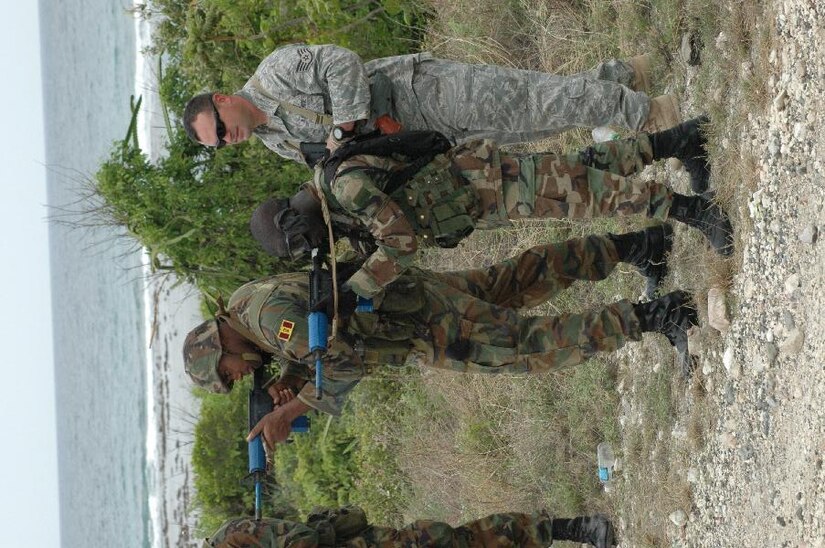 820th Security Forces Group engages in joint training with Jamaican