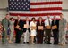 Members of the 131st Fighter Wing present  local mayors, alderman and the St Louis airport director with tokens of appreciation for their community support of the 131st FW, during the end of era ceremony June 13, 2009.