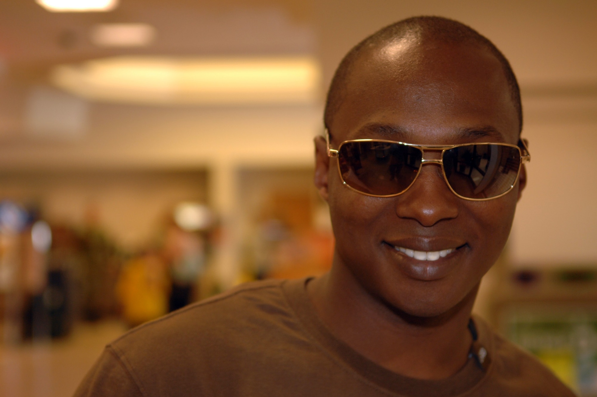 WHITEMAN AIR FORCE BASE, Mo. – Men get the short end of the stick, said Petty Officer 2nd Class Doc Harshaw, Maritime Expeditionary Security Division 13. “Women get the hook up on Mother’s Day.” (U.S. Air Force photo/Senior Airman Stephen Linch)