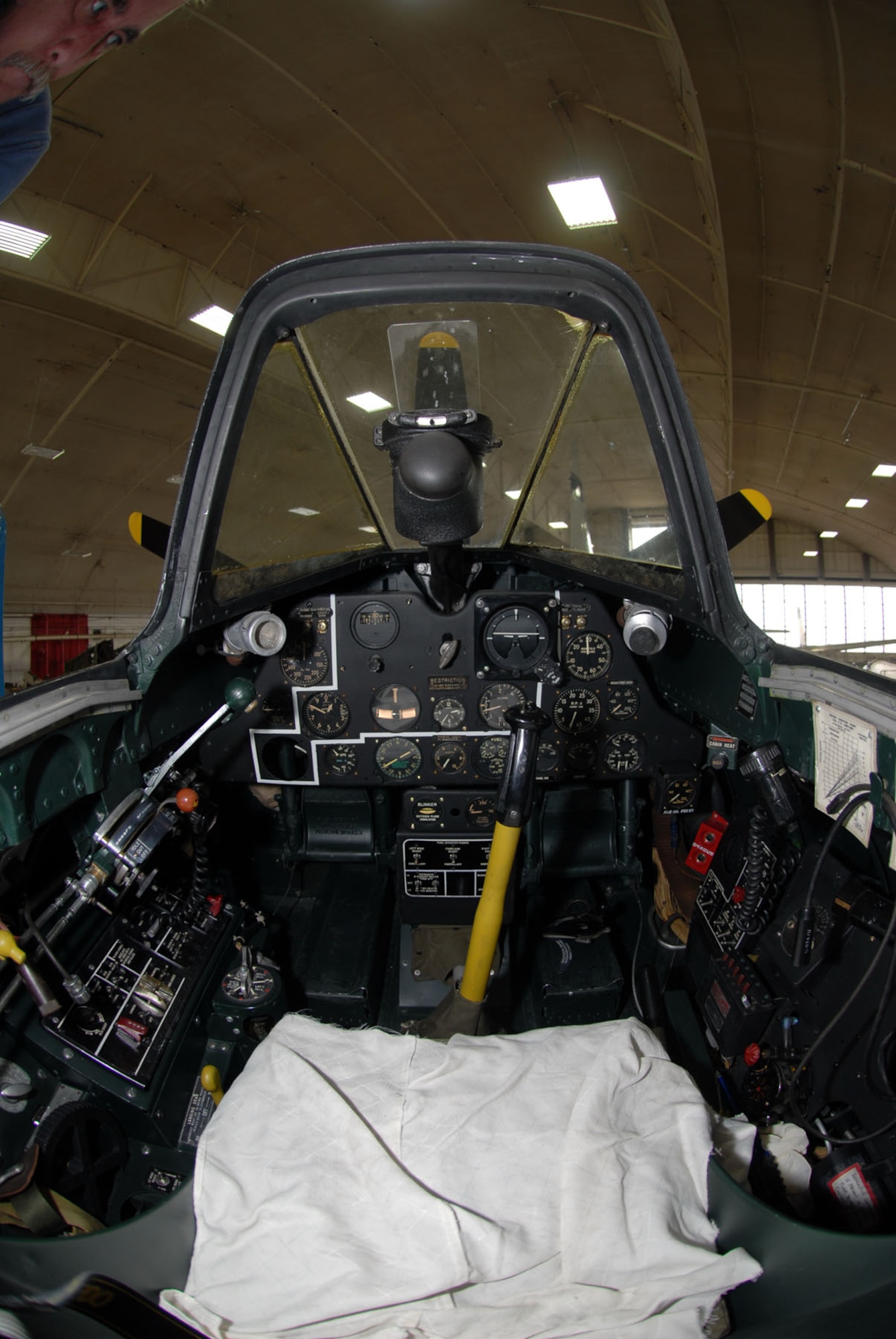 DAYTON, Ohio -- The Fisher P-75A cockpit at the National Museum of the U.S. Air Force. (U.S. Air Force photo)