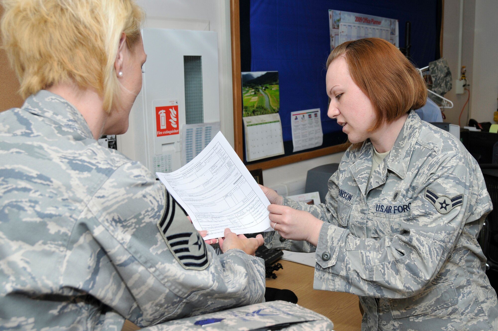 Airman 1st Class Michelle Robinson, 48th Medical Group, medical logistics customer Service technician, was nominated for the Liberty Spotlight by her chain of command because she practices the Air Force core values of "Excellence in All We Do." 
