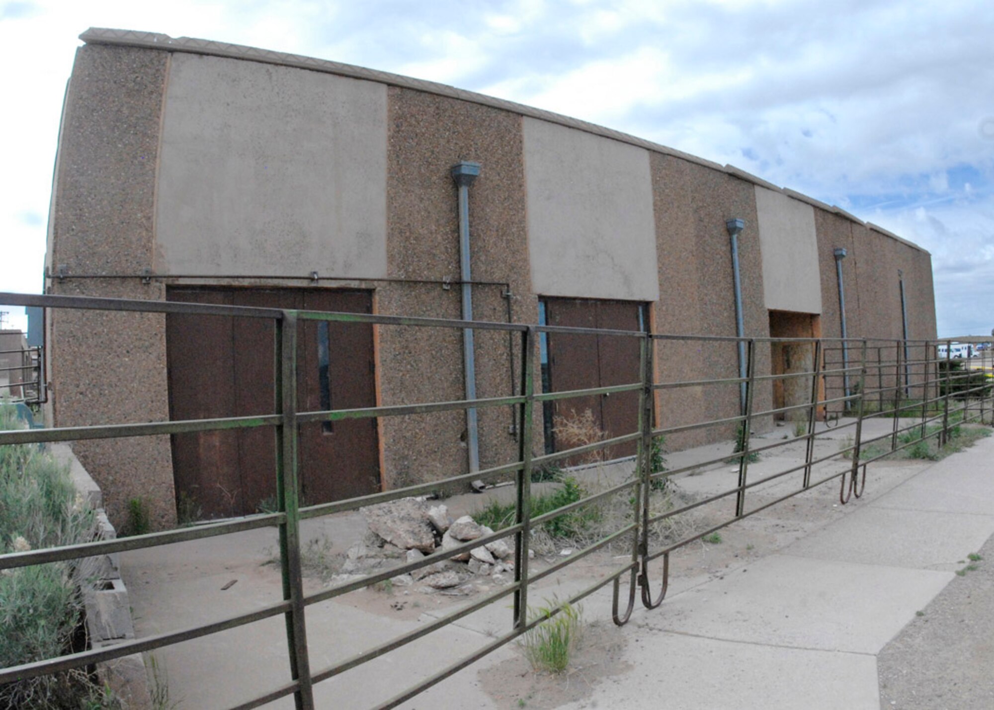 This building is the condemned dining facility at Saint Michael?s Association for Special Education, outside of Window Rock, Arizona. Engineers from the 240th Civil Engineer Squadron, Colorado Air National Guard, explored different ways to salvage the condemned strucutre. 