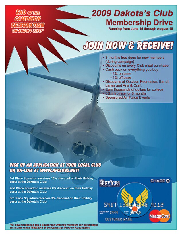 Dakota's Club flyer