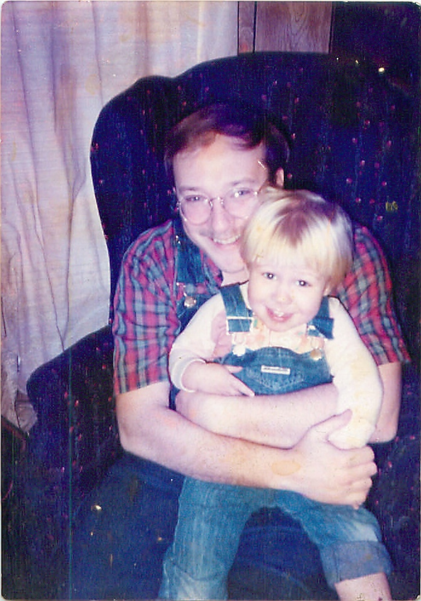 Historian for Joint Base McGuire-Dix-Lakehurst, N.J., Gary Boyd hugs his son, Mycroft, in this 1989 photo. "My father, Donald Boyd, grew up in Depression-era Chicago," Mr. Boyd said as he reflected on lessons learned from his dad for Father's Day. "He used to tell me stories about the tough times, and gangs he had to avoid. As a child I used to think how wonderful it was we had progressed so far as a society that we had rid ourselves of such brutal things as gangs and breadlines. One thing that history teaches us, though, is that humanity tends to repeat the mistakes and minimize the majestic. My father taught me there was no such thing as a day off. He was always helping someone, working on the house or cars. He was never too busy to help anyone—neighbors, strangers, family. He had been in the Army Corps of Engineers in the mid-1950s, working with the Air Force. The program was called SCARWAF (Special Category Army Reassigned with Air Force).  Stationed at Wolters AFB, Texas, he worked on some of the nuclear test ranges. He left the service after two years, wanting to farm back home in Kansas. My father unfortunately contracted cancer in 1976, and died before he ever got to see his grandchildren. My son, Mycroft, was born 11 years later—the spitting image of his grandfather.  Mycroft has always been a kind and generous boy; he helped the maintenance man at his daycare center when he was only 2 years old, dispensing tools and advice while the other kids did what kids generally do. Mycroft was so kind and mild-mannered, he was the only child I have ever seen play goalie in soccer with his hands in his pockets. Like my father, Mycroft is something of a mathematical genius; he graduated Magna Cum Laude in mathematics this past spring. Growing up in the Air Force family, I always had supervisors and co-workers who would let me take time when needed to drive Mycroft to advanced studies and special classes.  I am saddened that my father never got to see his grandchildren—