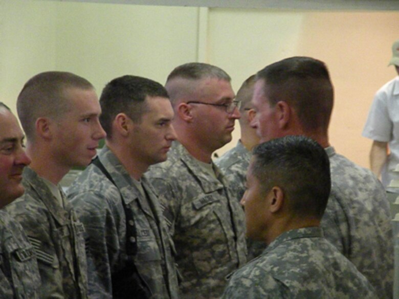 Members of the 139th Security Forces Squadron earned Combat Action Badges and coins recognizing excellence from a two-star army general while deployed to Afghanistan in support of the Missouri Agri-Business Development Team there. 
