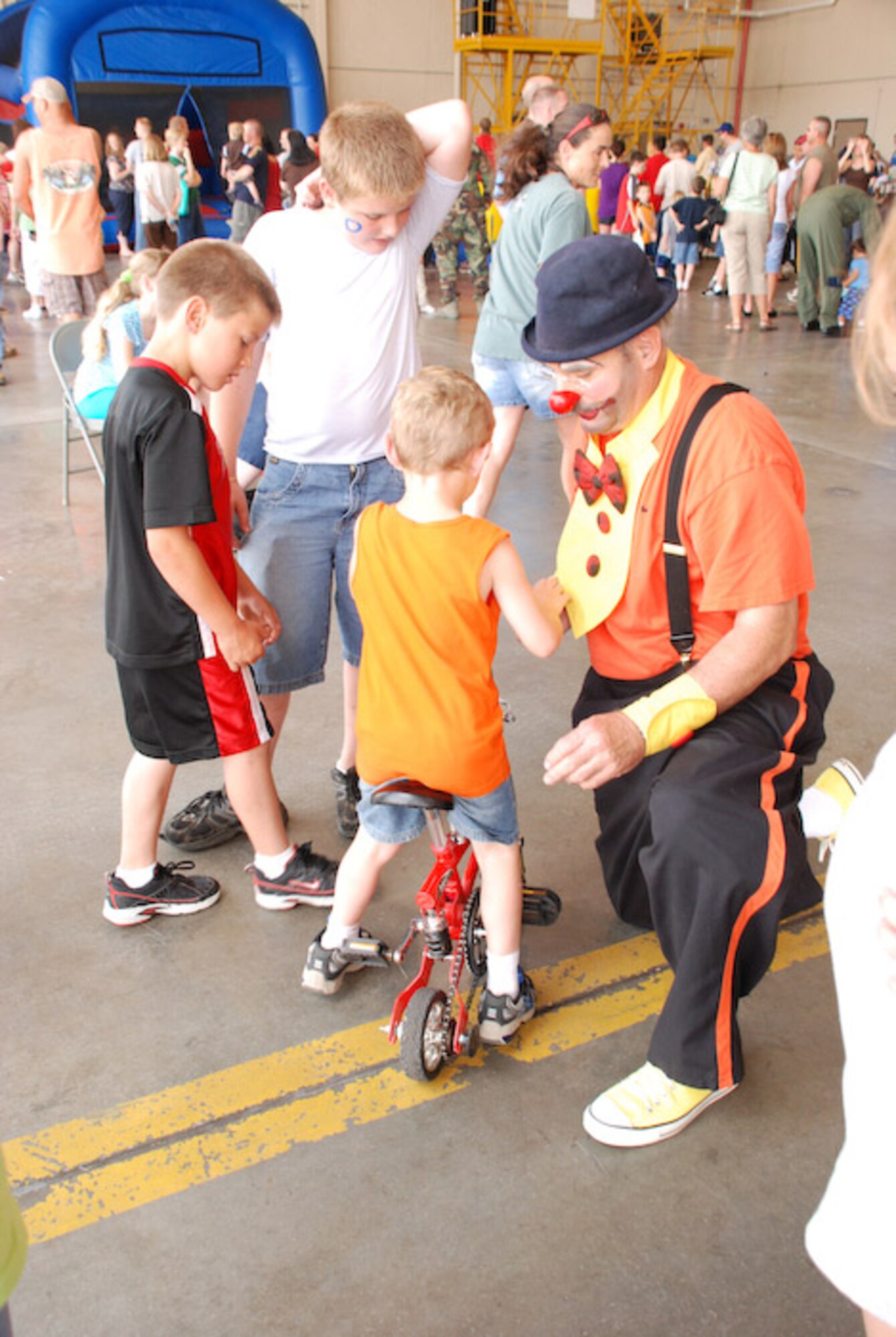 Family members of the 139th Airlift Wing participated in Family Day here June 7. 