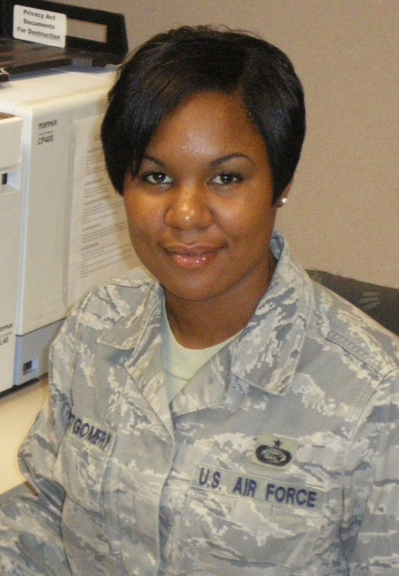 Staff Sgt. Ashley Montgomery, 31st Force Support Squadron
