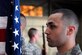 Staff Sgt James Mejias, 8th Maintenance Squadron, ensures that the American Flag is straight while participating in Honor Guard practice at Kunsan Air Base, Republic of Korea, June 3. Kunsan's Honor Guard performs ceremonies ranging from change of command ceremonies to retirements. (U.S. Air Force Photo by SSgt Jason Colbert)





