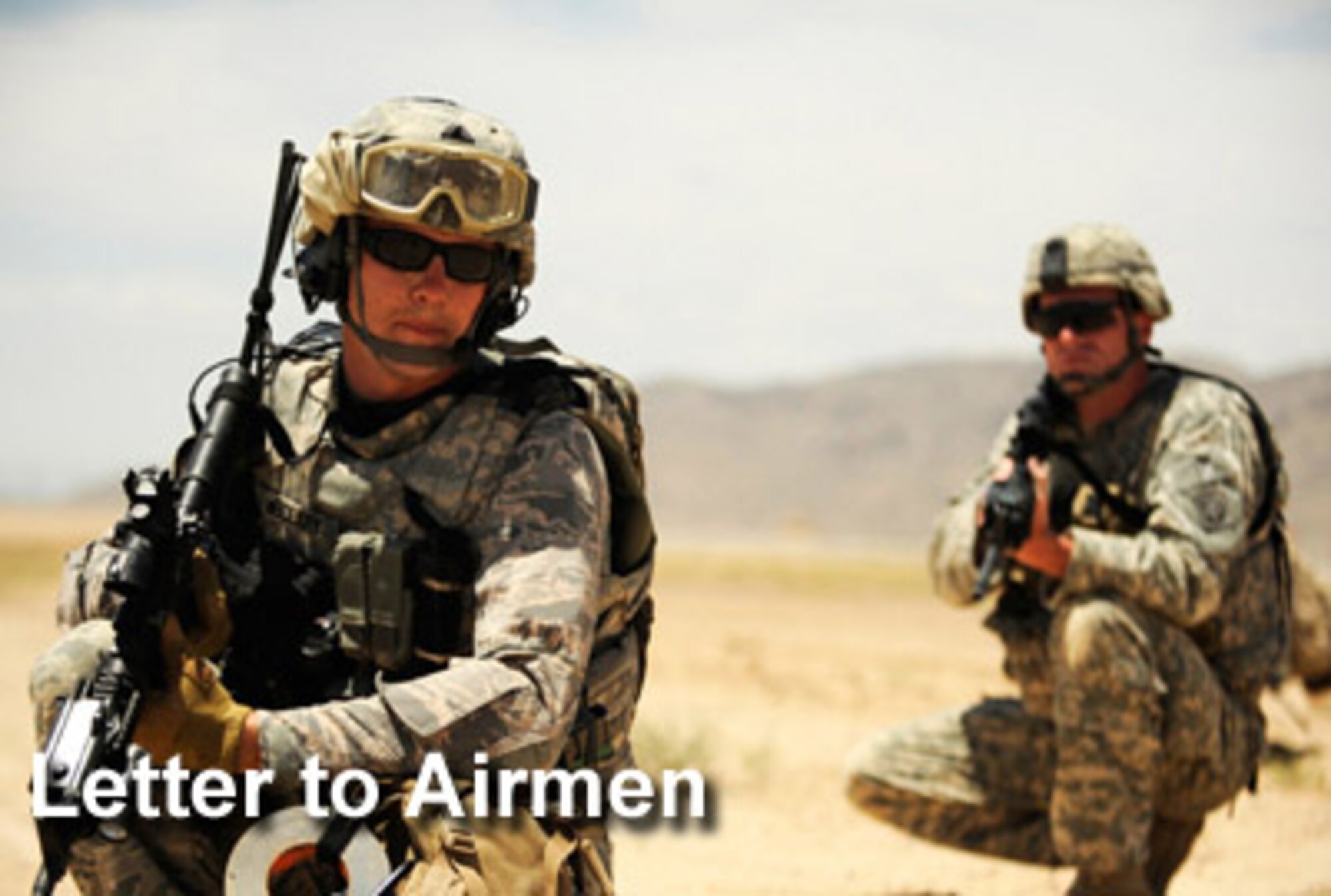 In his latest Letter to Airmen, Secretary of the Air Force Michael B. Donley focuses on working together within the Services. (U.S. Air Force photo illustration/Mike Carabajal) 
