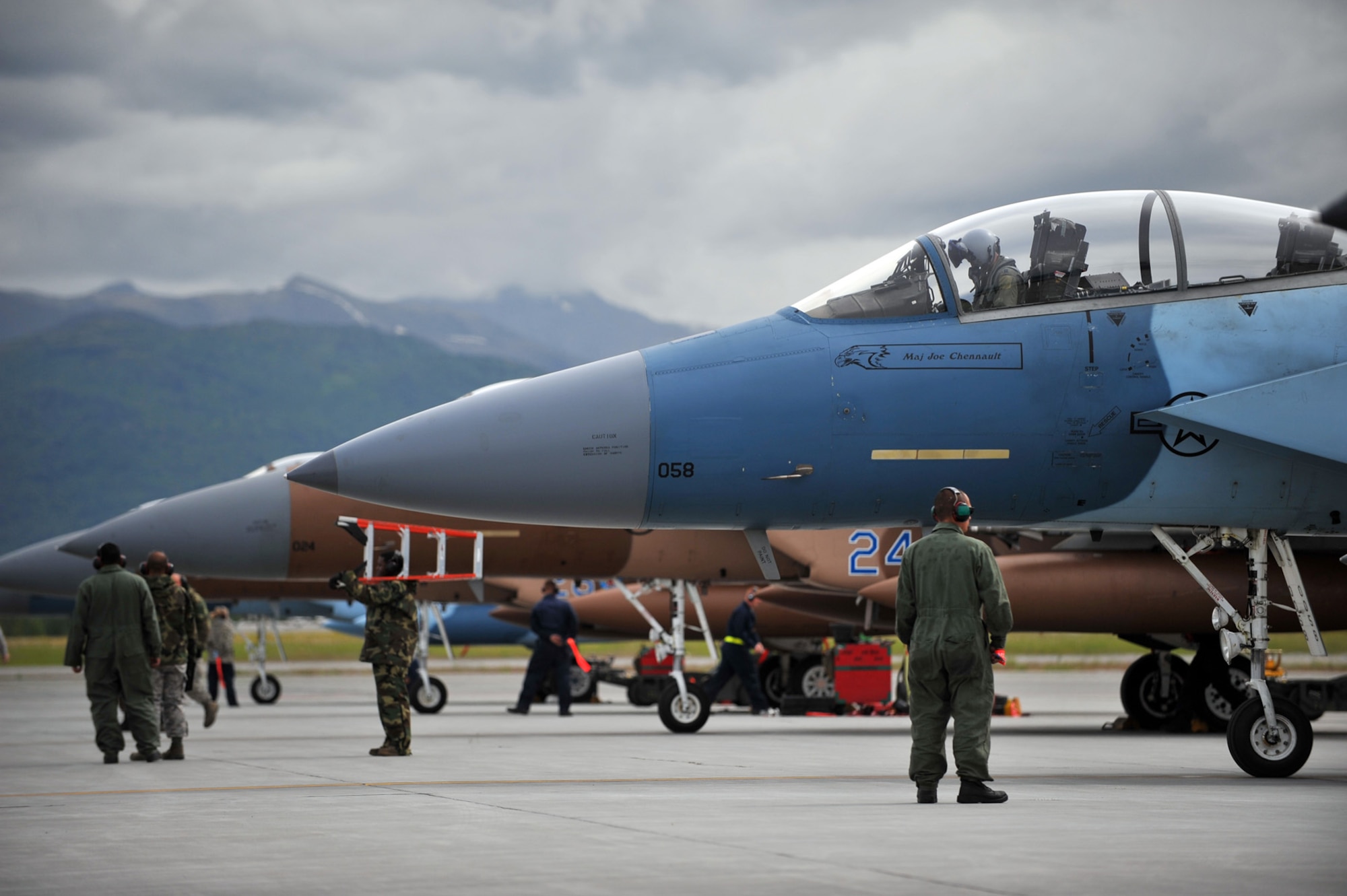 Nellis AFB F 15 crew chiefs participate in NE09 gt Joint Base Elmendorf