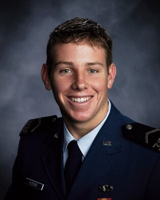 Cadet 3rd Class Bryan Koening was one of four Air Force Academy cadets who rescued three Panamanians from drowning during a trip to Panama June 7. (U.S. Air Force photo)