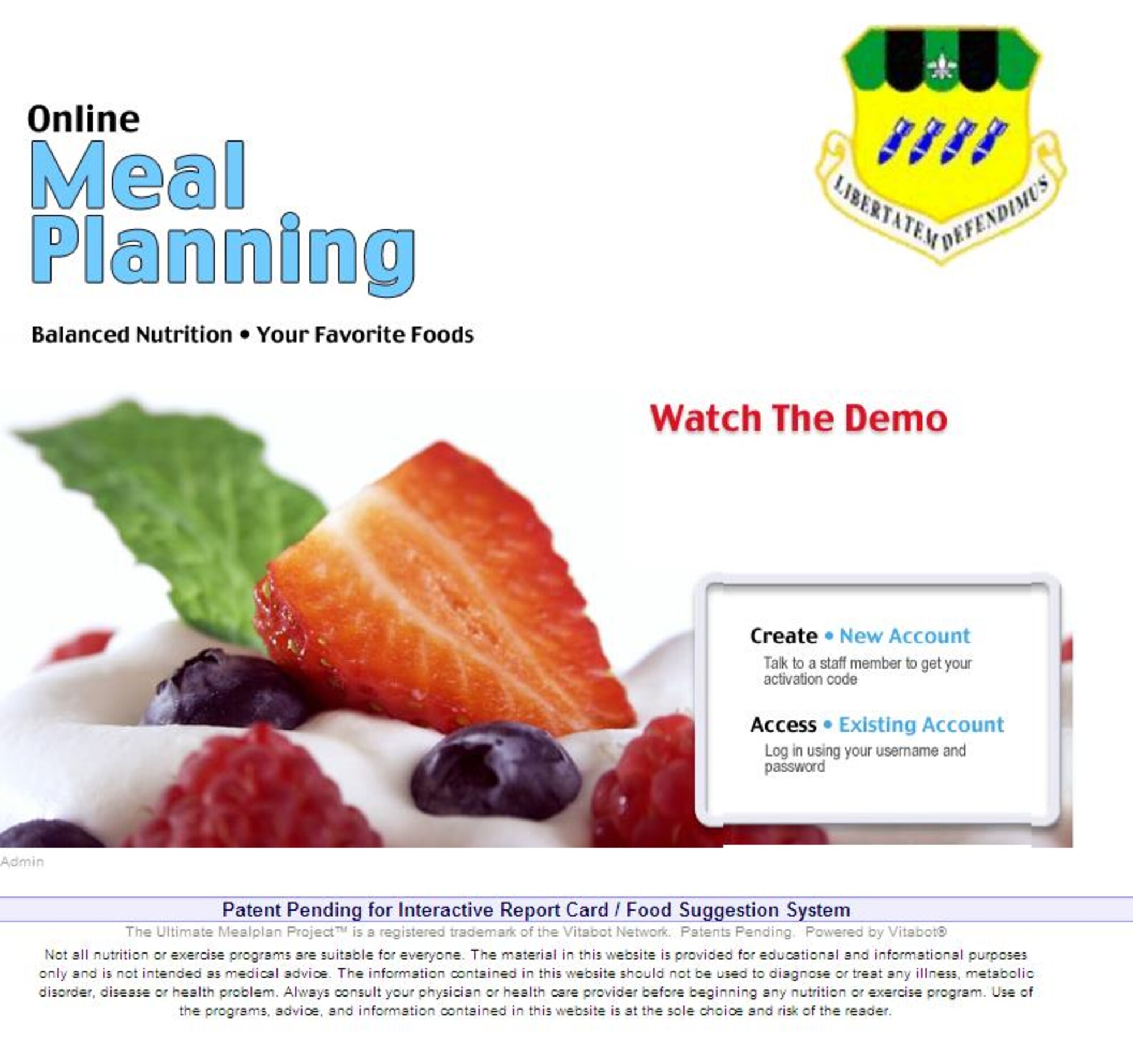 The Barksdale Fitness Center has a new pilot program to assist Airmen reach their fitness goals by tracking what and how much food they intake. The online tool, Vitabot, is an interactive nutrition training system that uses a food database from the U.S. Department of Agriculture and guidelines from the Institute of Medicine to help Airmen balance nutrition with food products.

