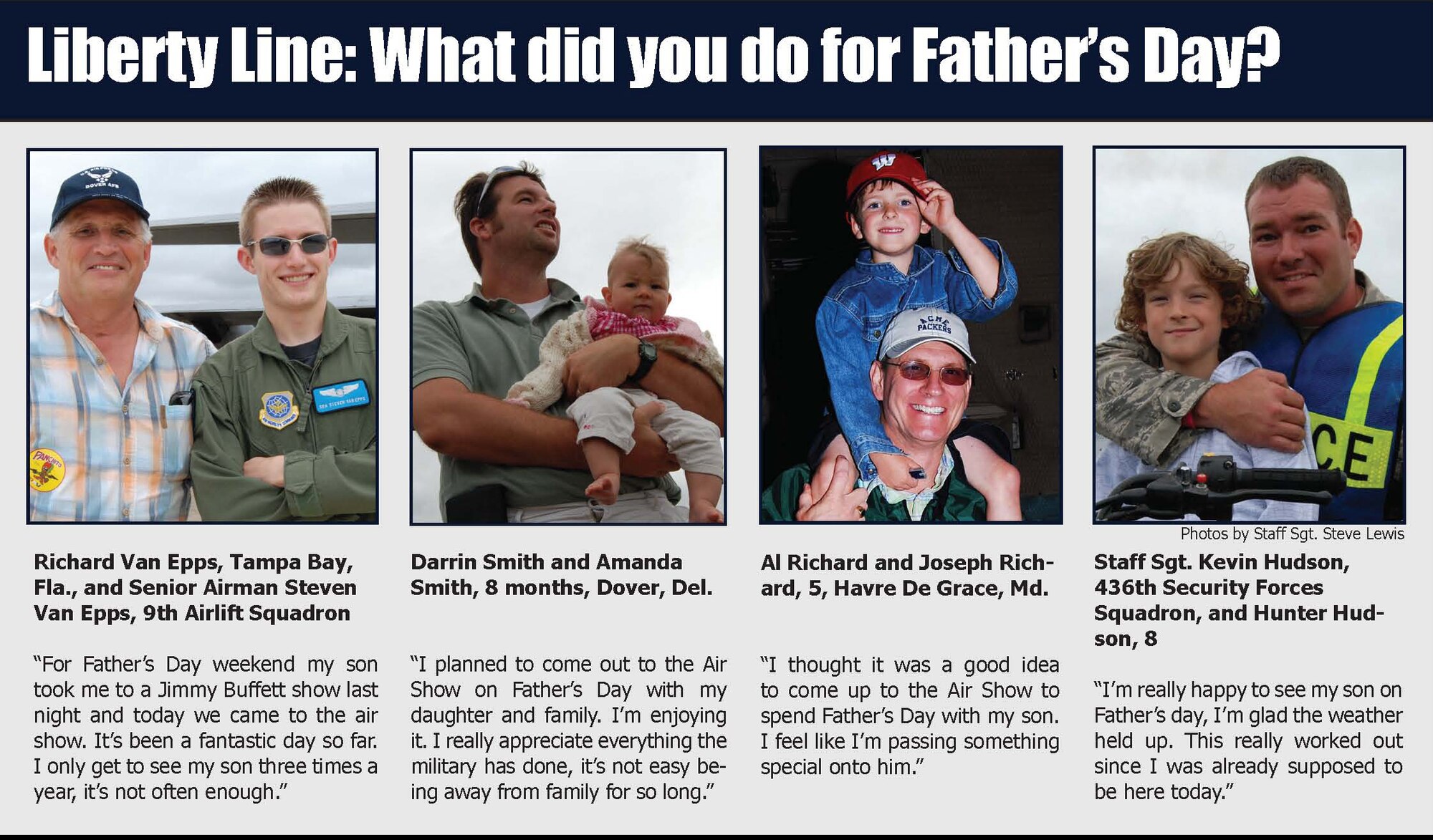 Dads spend Father's Day at Open House, Air Show