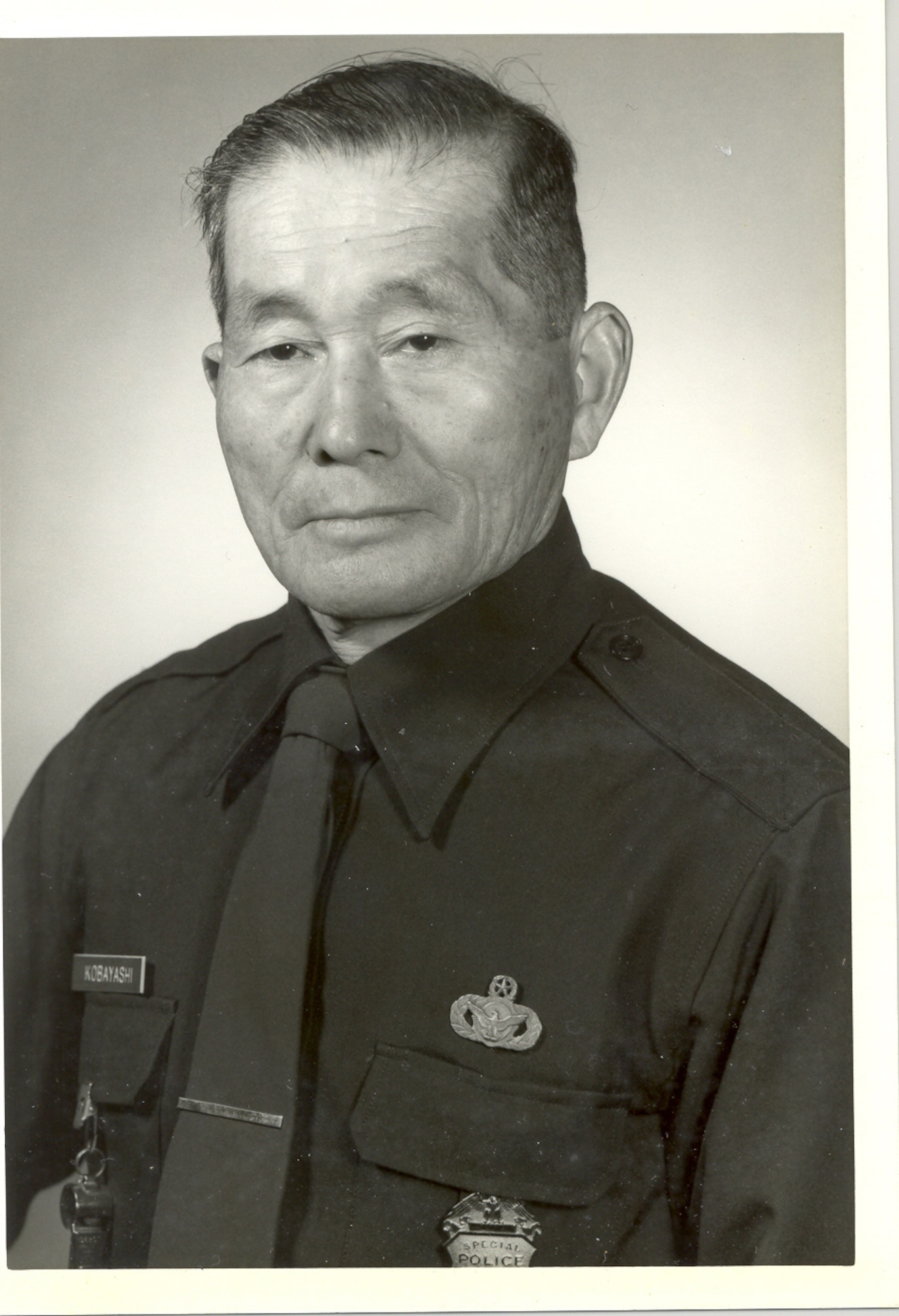 YOKOTA AIR BASE, Japan-  Toshio Kobayashi dutifully protected Yokota Air Base's perimeter from July 1950 to January 1995 and was known for his professional salute and always ready to help attitude.  Mr. Kobayashi passed away last week. (Courtesy photo)