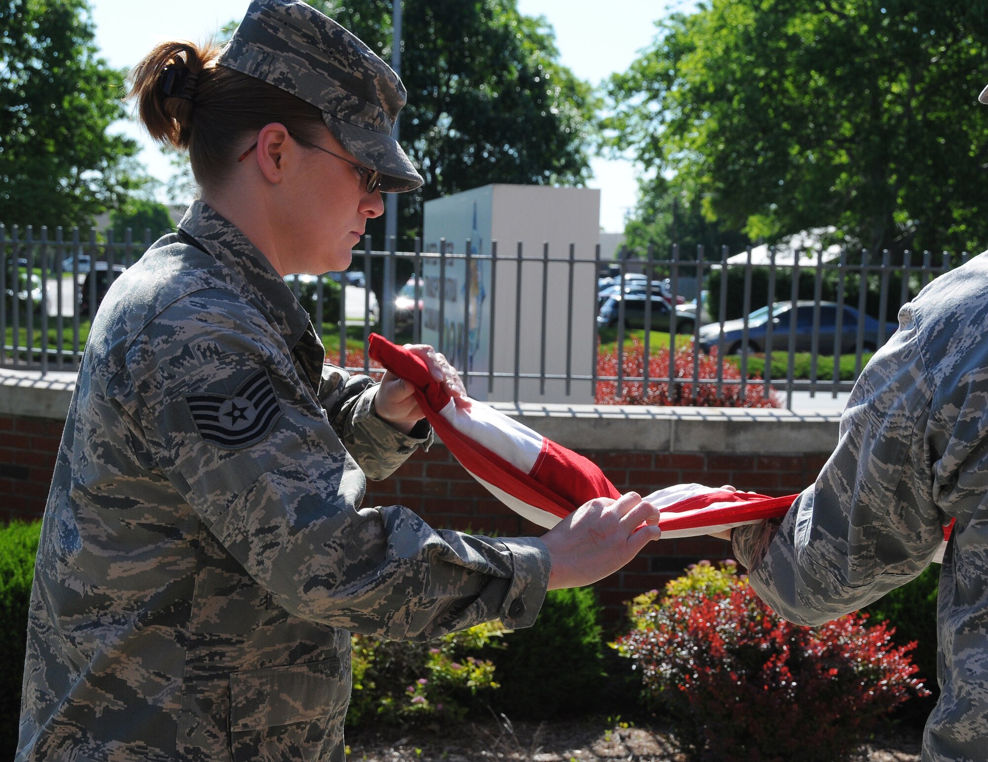 SCOTT AIR FORCE BASE, Ill. -- Tech. Sgt. Amy Winn a knowledge management operator at the U.S. Transportation Command. (Photo courtesy Bob Fehringer)
