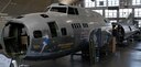 DAYTON, Ohio - B-17F &quot;Memphis Belle&quot; in the Restoration Hangar at the National Museum of the U.S. Air Force.  (U.S. Air Force Photo)