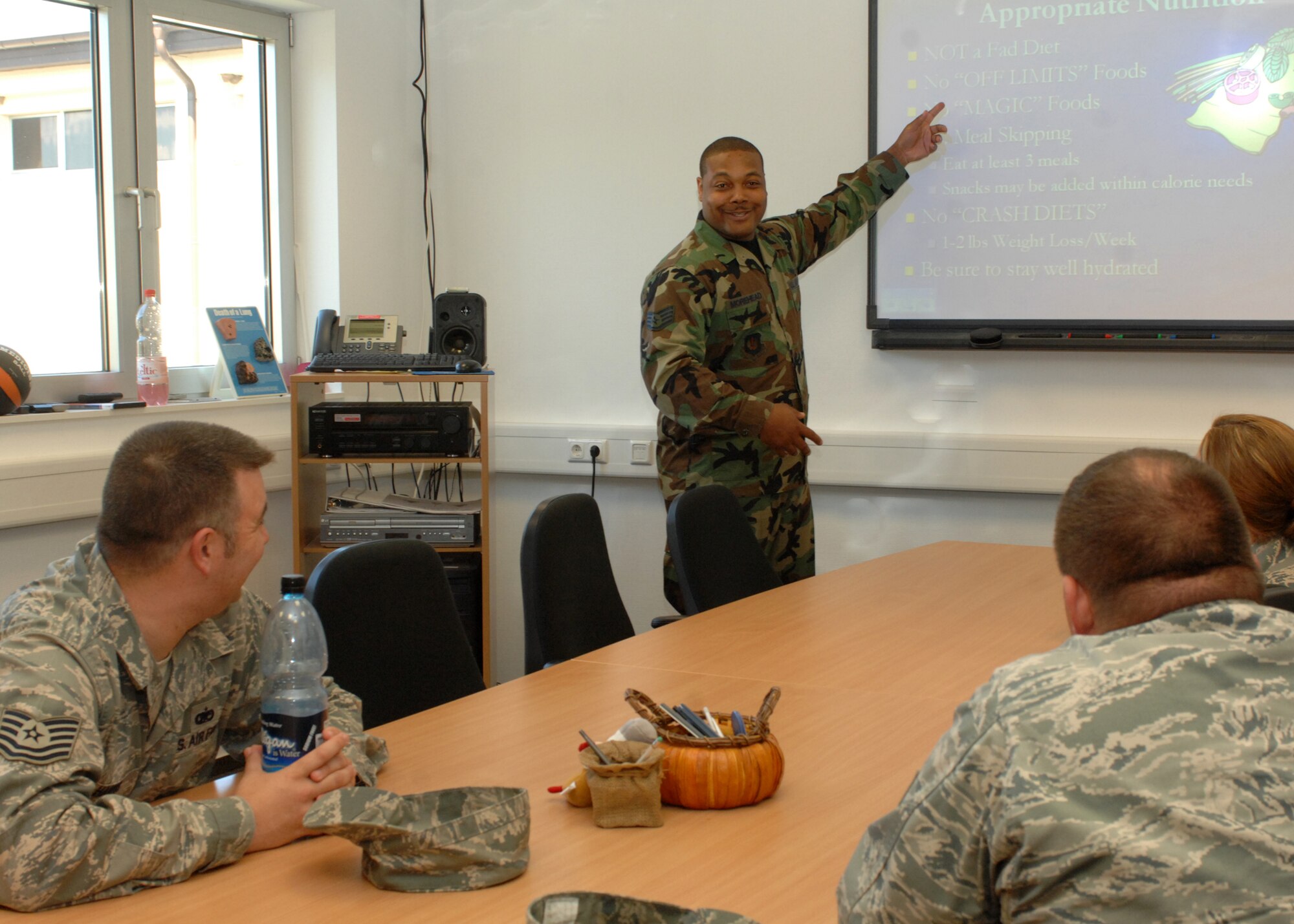 SPANGDAHLEM AIR BASE, Germany -- Staff Sgt. Cordney Morehead, 52nd Aerospace Medicine Squadron diet technician, is the 52nd Fighter Wing's Top Saber Performer for the week of June 19-25. (U.S. Air Force photo by Senior Airman Jenifer Calhoun)