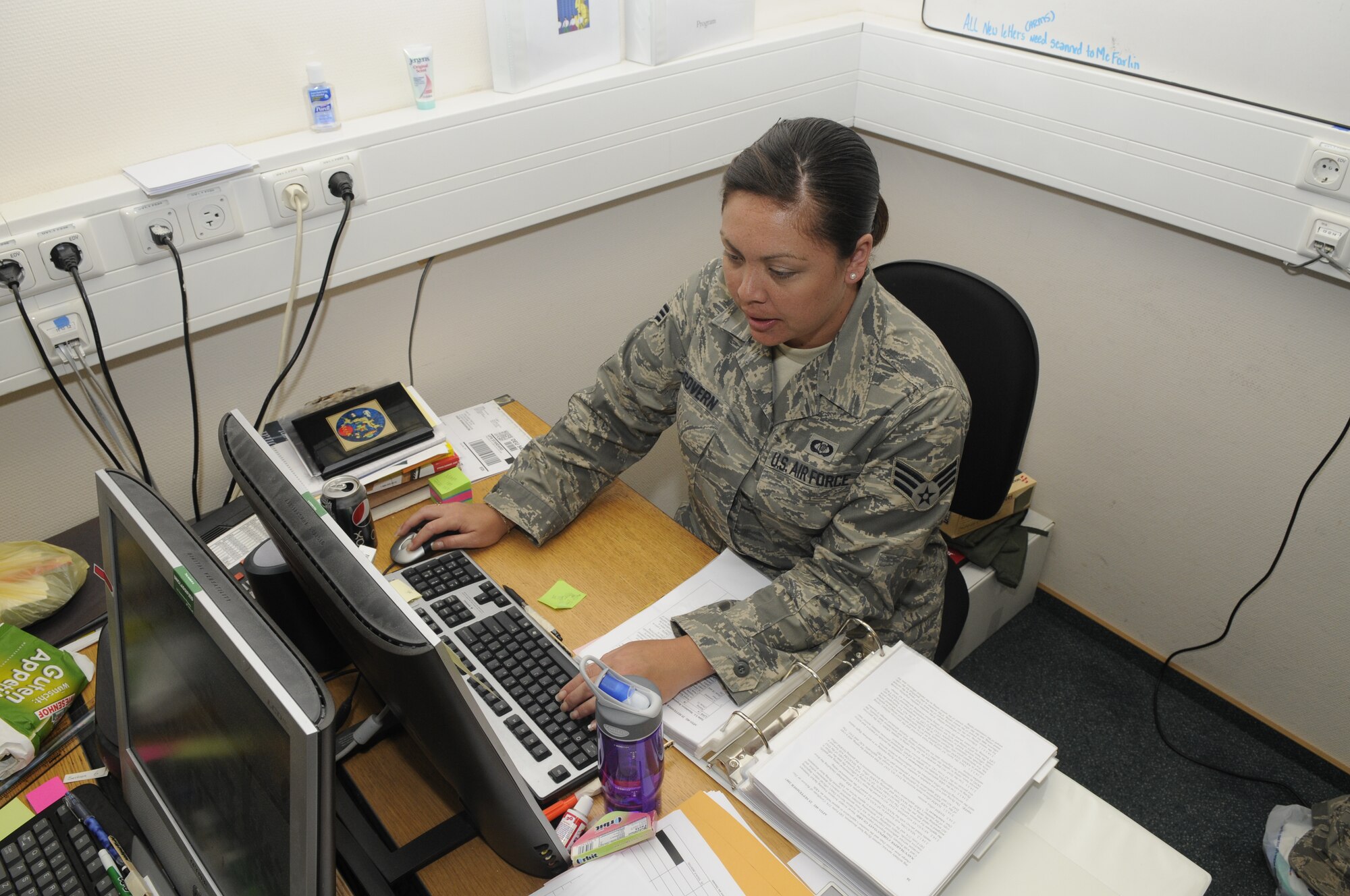SPANGDAHLEM AIR BASE, Germany -- Senior Airman Shannon McGovern, 22nd Fighter Squadron aviation resource management, is the 52nd Fighter Wing's Top Saber Performer for the week of June 26-July 2. (U.S. Air Force photo by Airman 1st Class Staci Miller)