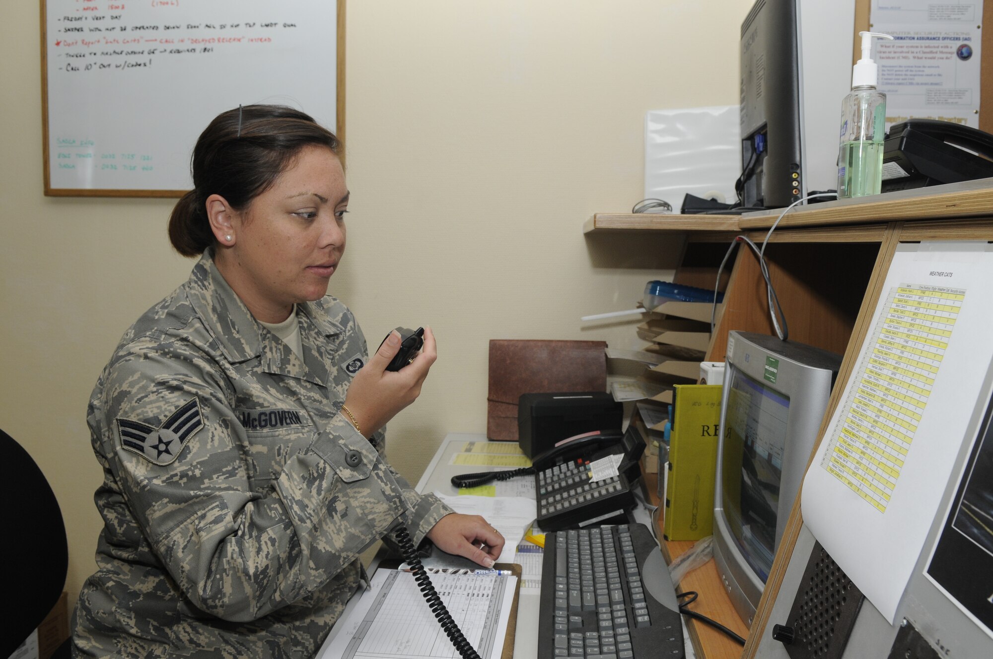SPANGDAHLEM AIR BASE, Germany -- Senior Airman Shannon McGovern, 22nd Fighter Squadron aviation resource management, is the 52nd Fighter Wing's Top Saber Performer for the week of June 26-July 2. (U.S. Air Force photo by Airman 1st Class Staci Miller)
