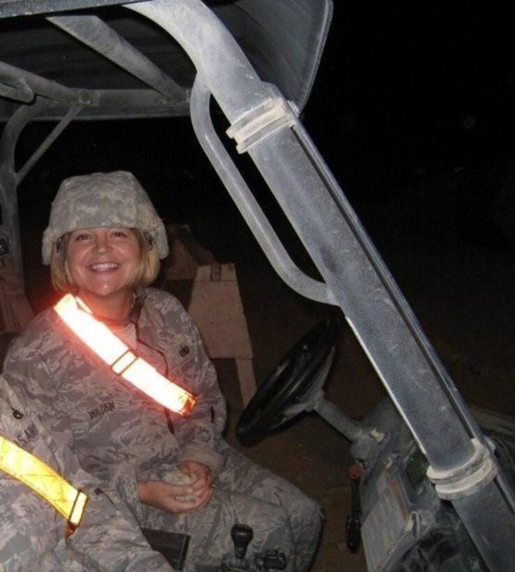 BAGRAM AIR BASE, Afghanisan -- Tech. Sgt. Courtney Walden is currently deployed from the 1st Logistics Readiness Squadron.  (Courtesy photo) 