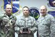 Once again, the Tinker Lean Challenge team winner is the Prime Beef team. Team members, from left, Tech. Sgt. Richard Klinski, Senior Airman Christopher Coffman and Staff Sgt. Jerry Harding accepted the trophy and certificate from Maj. Isobelle L. Mohoney, 72nd Force Support Squadron deputy director. Not pictured are Staff Sgt. Jeremy Heinz, Master Sgt. Thomas Klutz and Master Sgt. Larry Shenold. The week four winners combined to lose 6 pounds, shed .84 body mass index and earn 24,006.84 Fitlinxx points. The week four individual winner, Staff Sgt. Jerry Harding with the 3rd Combat Communications Group “Prime Beef” team, lost 3 pounds and .43 body mass index and earned 4,000 Fitlinxx points. (Air Force photo by Becky Pilifant)