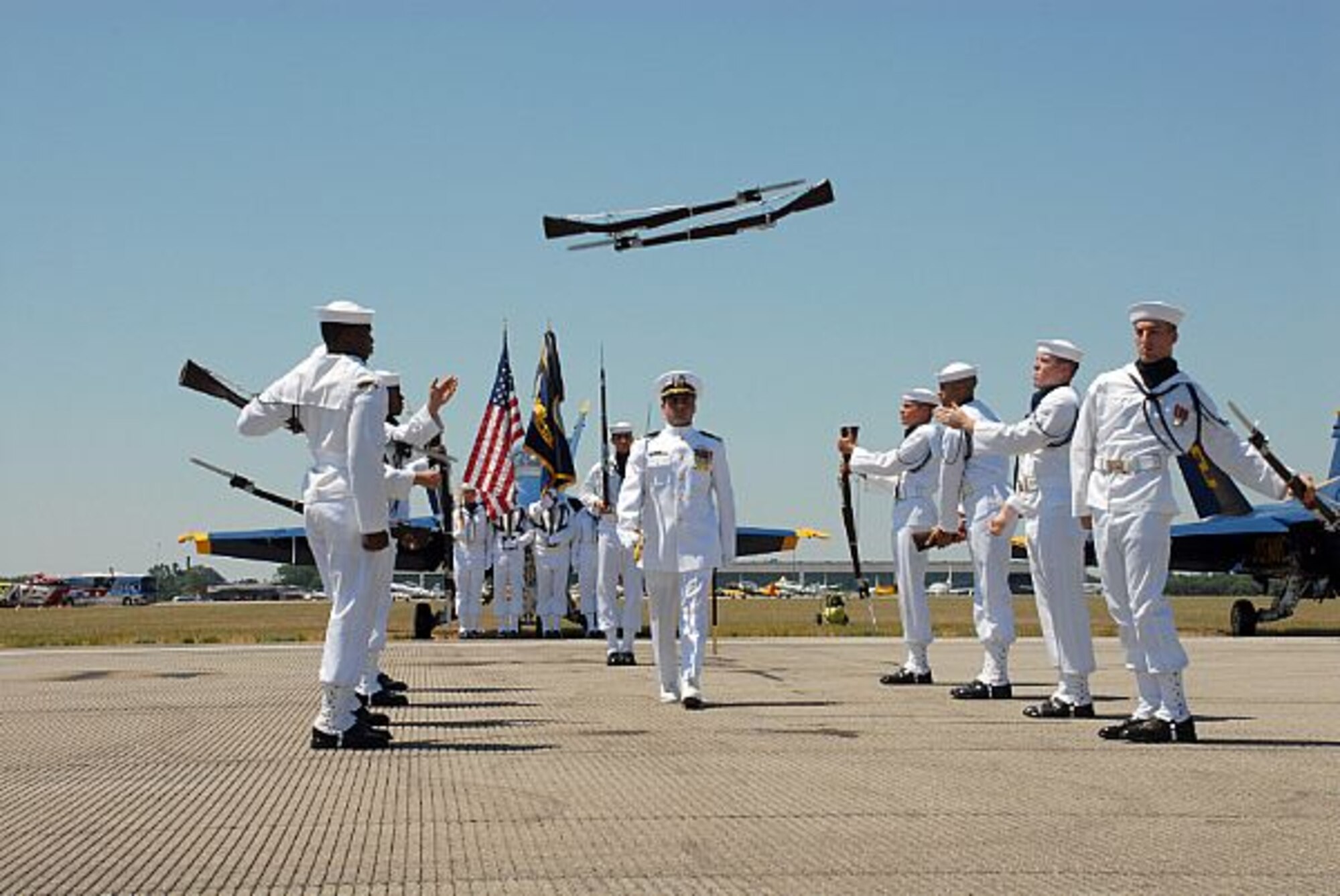 The U.S. Navy Ceremonial Guard, based out of Naval Station Anacostia in Washington, D.C., is the official ceremonial unit of the U.S. Navy. The ceremonial guard’s primary mission is to represent the Navy in presidential, joint armed forces, Navy and public ceremonies in the Nation’s Capital. Members of the ceremonial guard make up a portion of the president’s personal escort in the inaugural parade and participate in many joint armed forces color guards and cordons. The ceremonial guard will perform from 4:10 to 4:30 p.m.