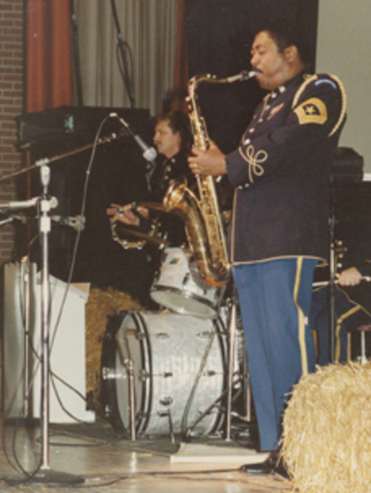 Jacques “The Saxman” Johnson has served more than 27 years in Army bands. For more than 17 years he performed with the Army’s premier band, The U. S. Army Band. Retired Sgt. Maj. Johnson has performed with Bob Hope, The Coasters, Stanley Turrentine, The Drifters and Solomon Bert. After retiring from the Army, Mr. Johnson was the associate professor of jazz studies at the University of the District of Columbia for two years. Mr. Johnson will perform from noon to 1:45 p.m.