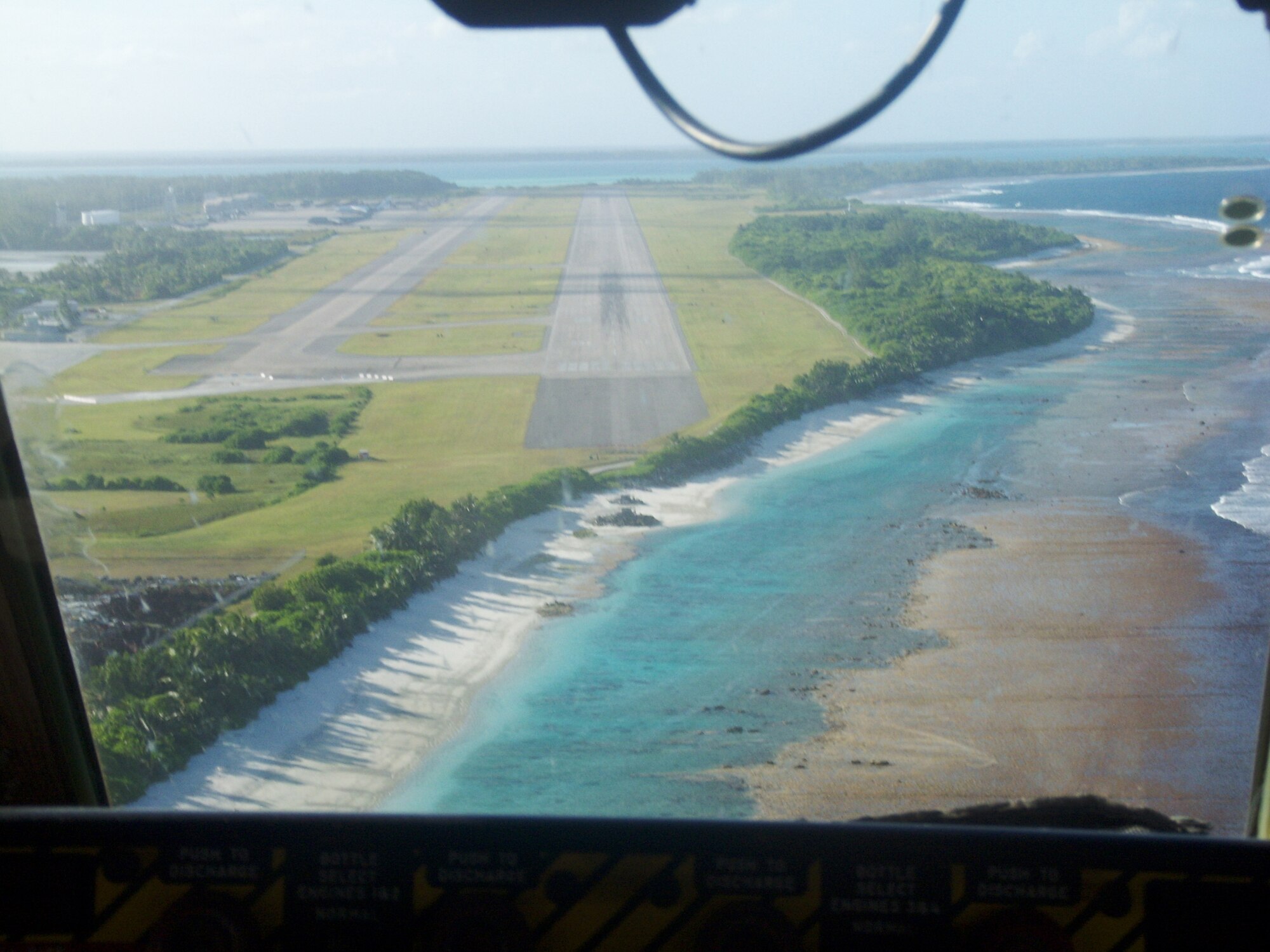 WRIGHT-PATTERSON AIR FORCE BASE, Ohio - Diego Garcia was one stop the crew from the 445th Airlift Wing made as they made their way around the world in 13 days during the month of June, delivering and picking up cargo in support of Operation Enduring Freedom. (Air Force photo/Staff Sgt. Keric Johnson)