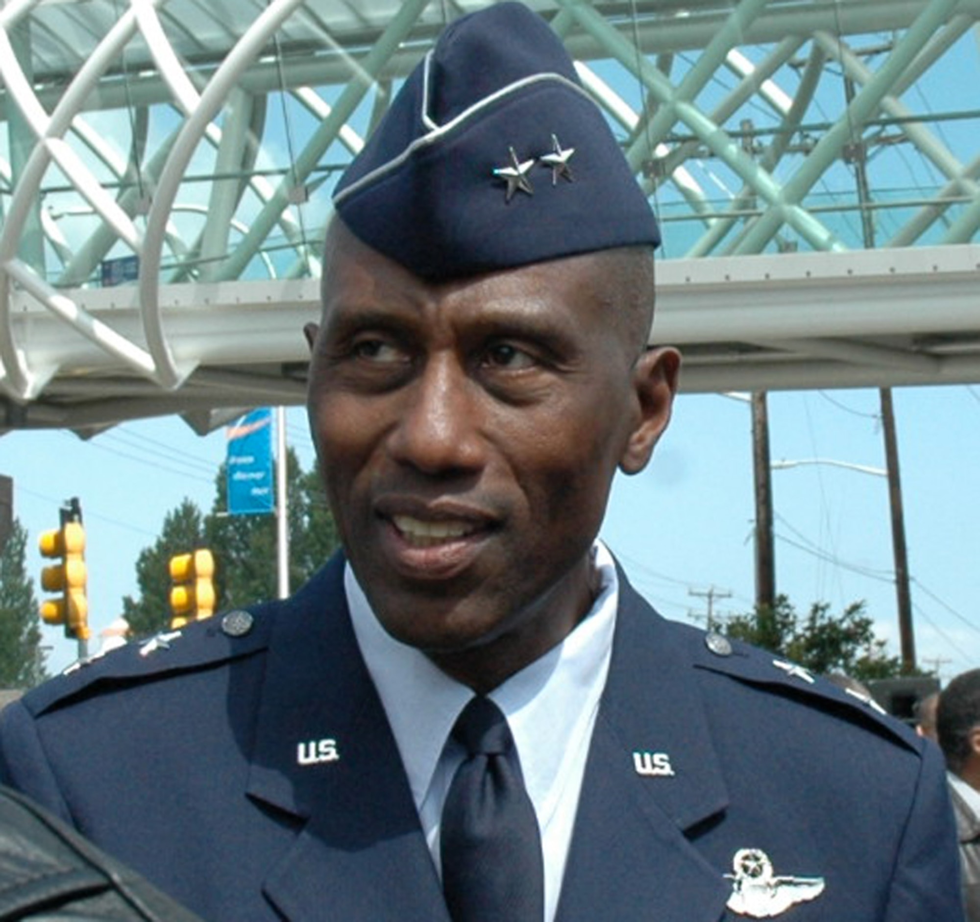 Maj. Gen. Harold "Mitch" Mitchell, mobilization assistant to the Commander, U.S. Transportation Command, Scott Air Force Base, Ill., was a presenter during the Lt. Col. Michael Anderson memorial and aerospace scholarship foundation at the Museum of Flight in Seattle, June 26. General Mitchell also coordinated the event.