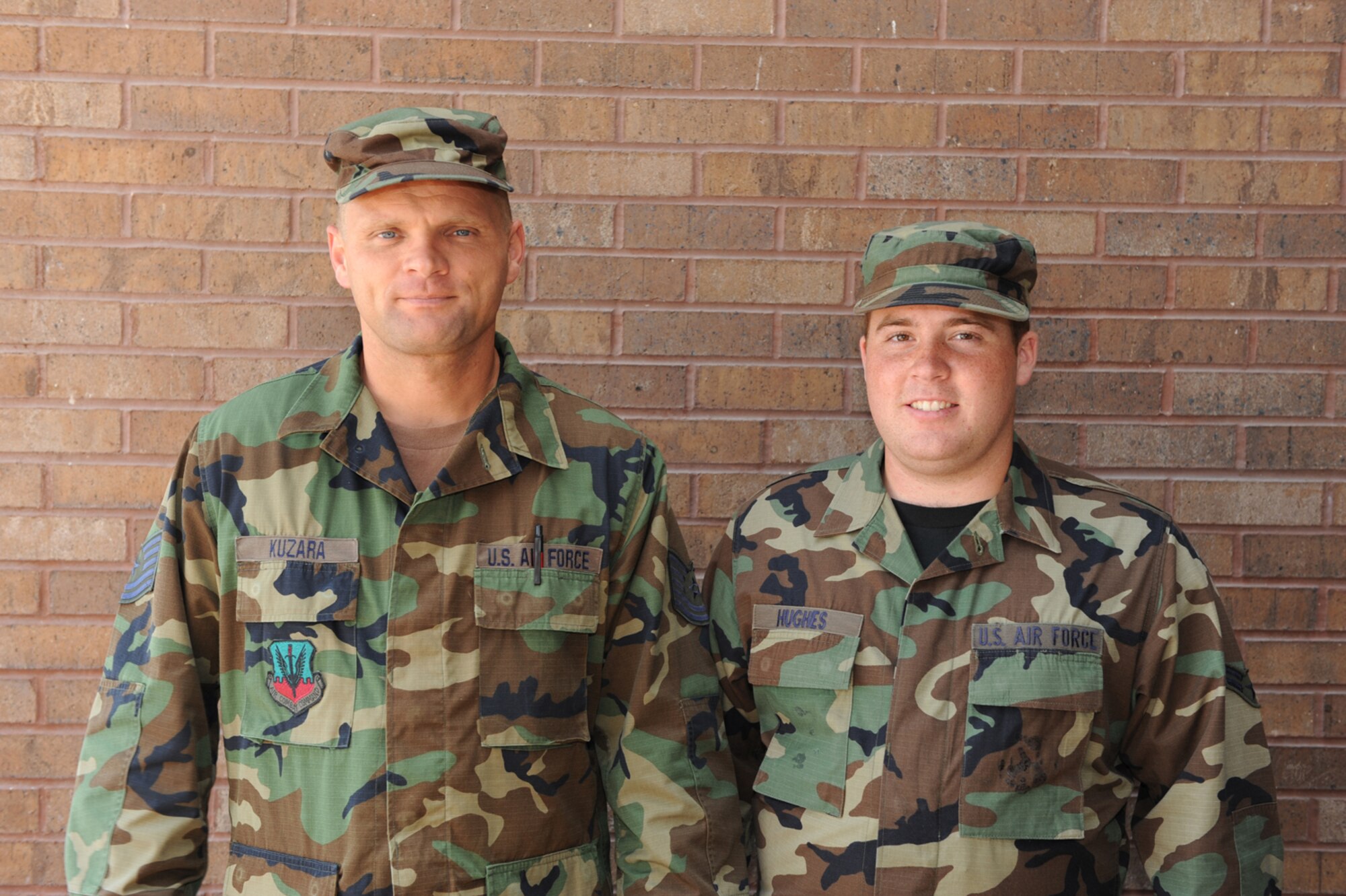 WHITEMAN AIR FORCE BASE, Mo- According to Tech. Sgt. Craig Kuzara and Airman 1st Class John Hughes, 131st Aircraft Maintenance Squadron, Freedom is “the United States of America and being able to do what you choose with your life.” (U.S Air Force Photo/Airman 1st Class Carlin Leslie)