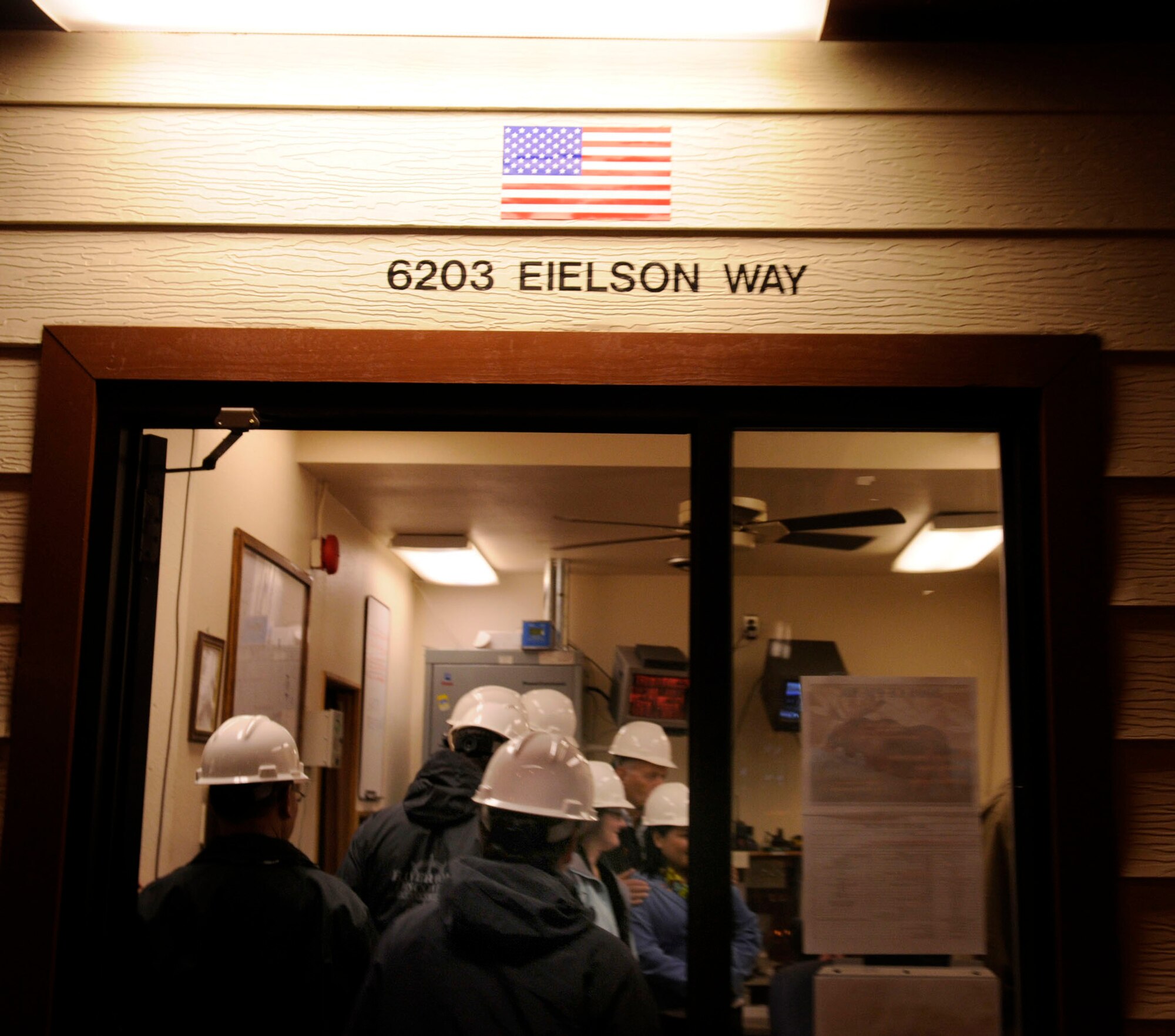 Civic leaders tour Eielson's power plant June 24, 2009, Eielson Air Force Base, Alaska. The Strategic Triangle Civic Leadership Tour is to provide a mission oriented, hands-on experience for civic leaders throuout the Pacific Air Force region. (U.S. Air Force photo/Airman 1st Class Laura Max)