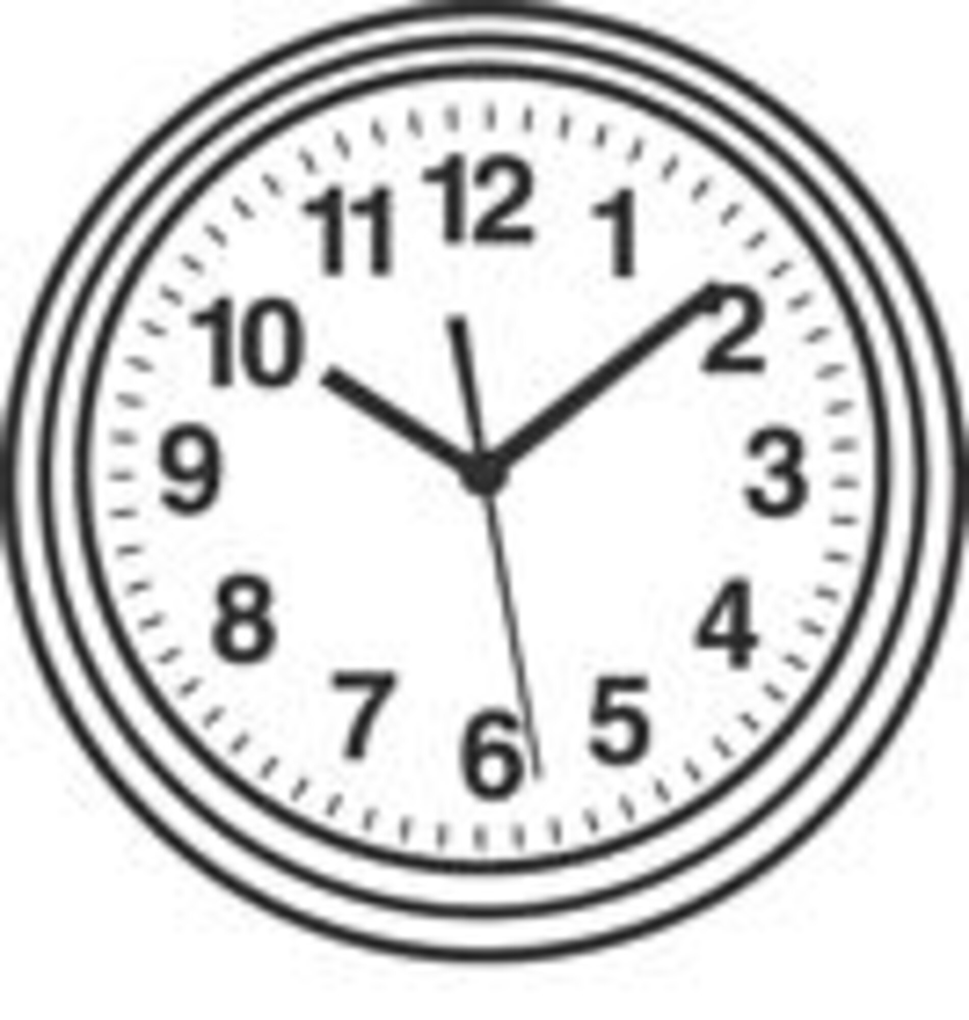 8 00 clock clipart illustration