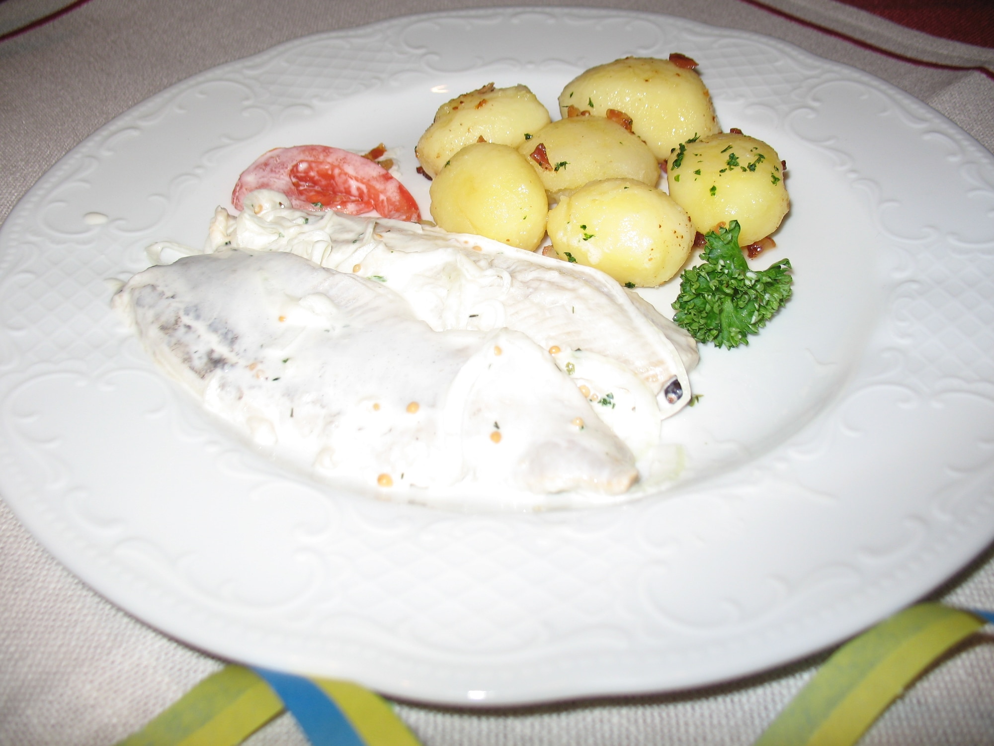 LANDSCHEID, Germany -- Traditionally, Germans eat Herring on Ash Wednesday, to mark the beginning of Lent. Lent lasts 40 days, until the Saturday before Easter. The number 40 is said to come from the bible. It rained 40 days and 40 nights during the Deluge; it took 40 years before the Israelites were allowed to move to the Promised Land; and Moses, Elijah and Jesus Christ fasted for 40 days.  (U.S. Air Force photo by Iris Reiff)