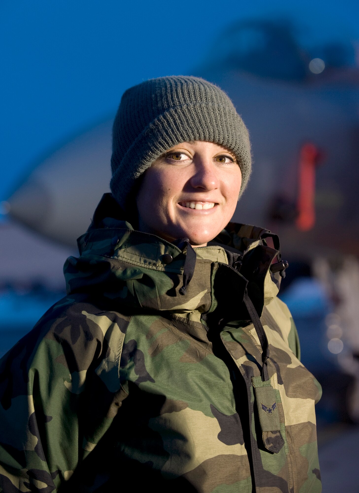 ELMENDORF AIR FORCE BASE, Alaska -- Airman 1st Class Sheila Smith, 3rd Equipment Maintenance Squadron, was selected to be a vocalist with Tops in Blue for the 2009-2010 season. She begins training in San Antonio later this month. (U.S. Air Force photo/Master Sgt. Keith Brown)