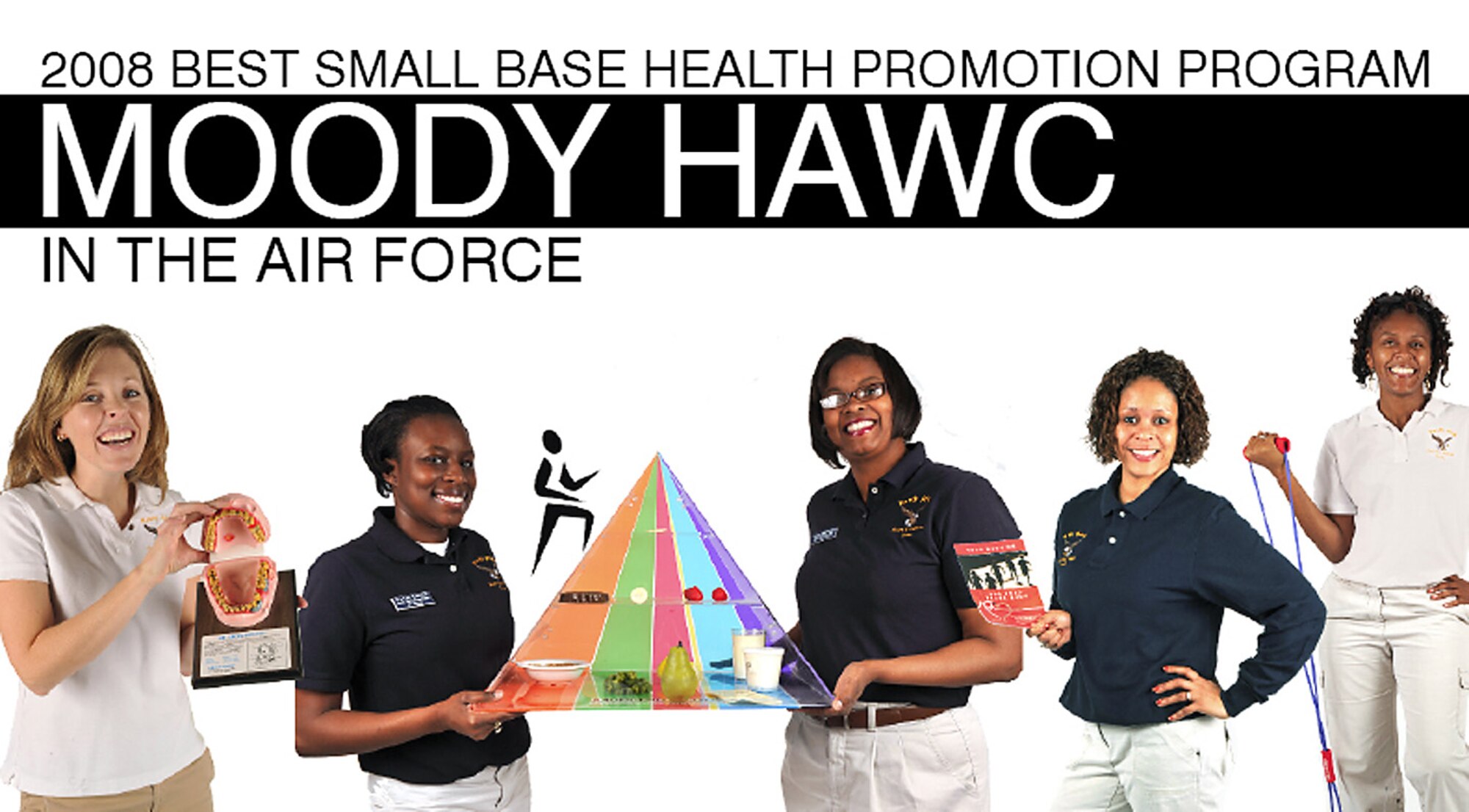 MOODY AIR FORCE BASE, Ga. -- The 23rd Medical Group's Health and Wellness Center receives an Air Force-level recognition award for 2008. (U.S. Air Force photo illustration by Senior Airman Schelli Jones)