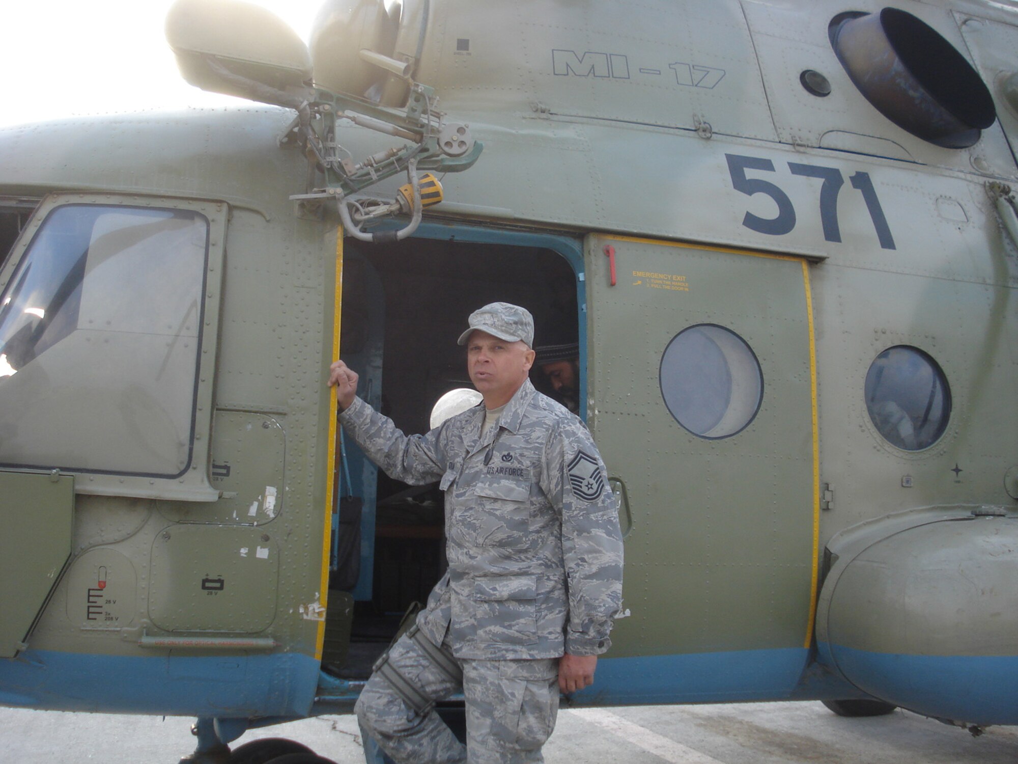 SEYMOUR JOHNSON AIR FORCE BASE, N.C. -- Senior Master Sgt. Mark Stolar, the most recent 916th Civil Engineer Goddard Award recipient, is currently serving a tour in Afghanistan.