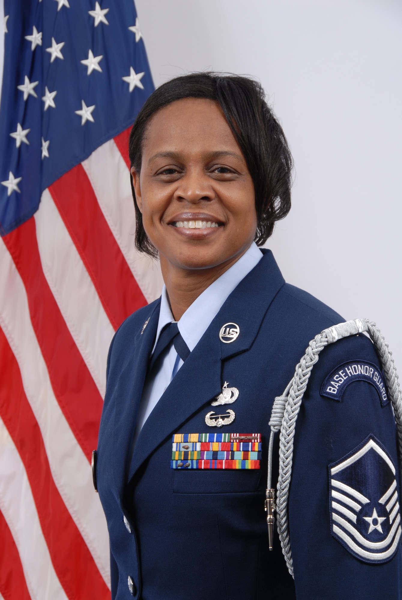 Master Sergeant Carrie Wade, Delaware Air National Guard Outstanding Honor Guard Member of the Year for 2008. Sgt. Wade is a material management craftsman, 166th Logistics Readiness Squadron and a resident of Aberdeen Proving Ground, Md. (U.S. Air Force photo/Staff Sgt. Melissa Chatham, Delaware Air National Guard)