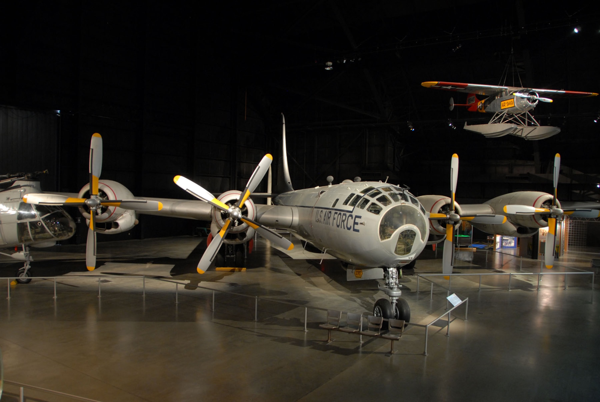 DAYTON, Ohio - The Boeing WB-50D Superfortress on display in the Cold War Gallery at the National Museum of the U.S. Air Force. (U.S. Air Force photo)